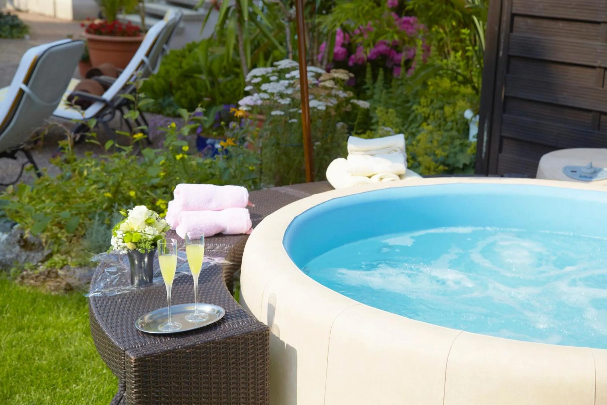 Garden in HotelHaus Ritter