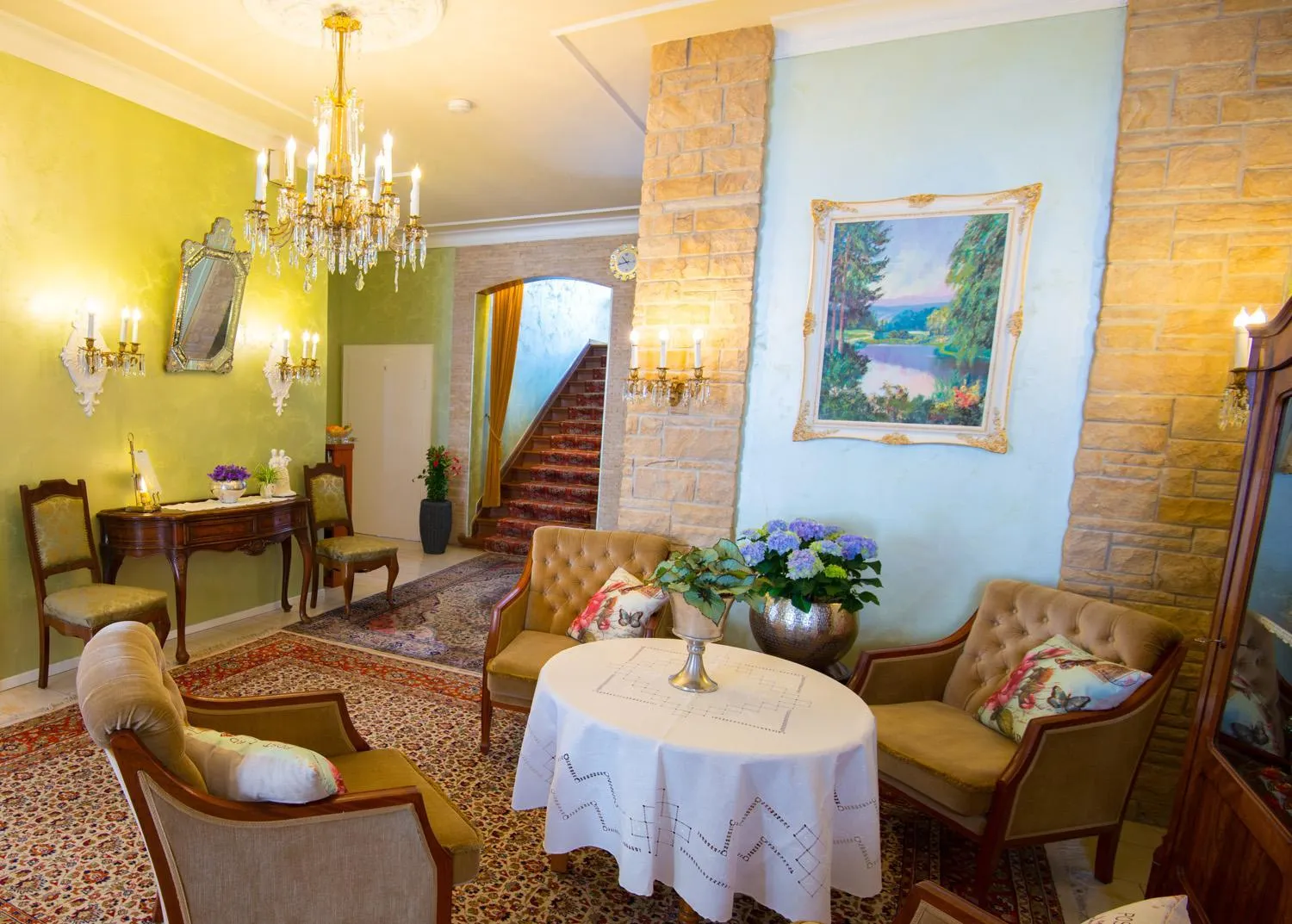 Lobby or reception in HotelHaus Ritter