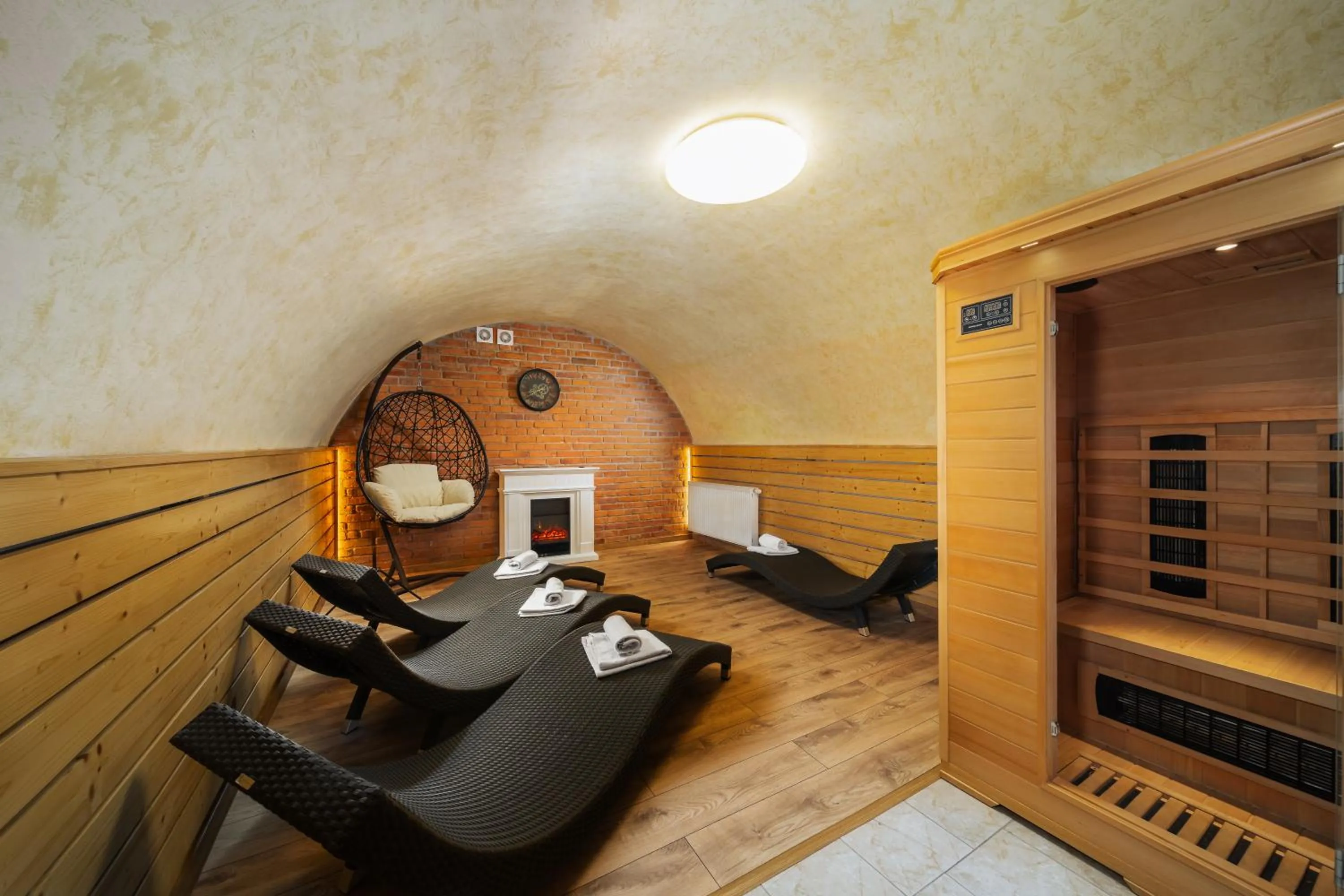 Sauna in Hotel U Leva