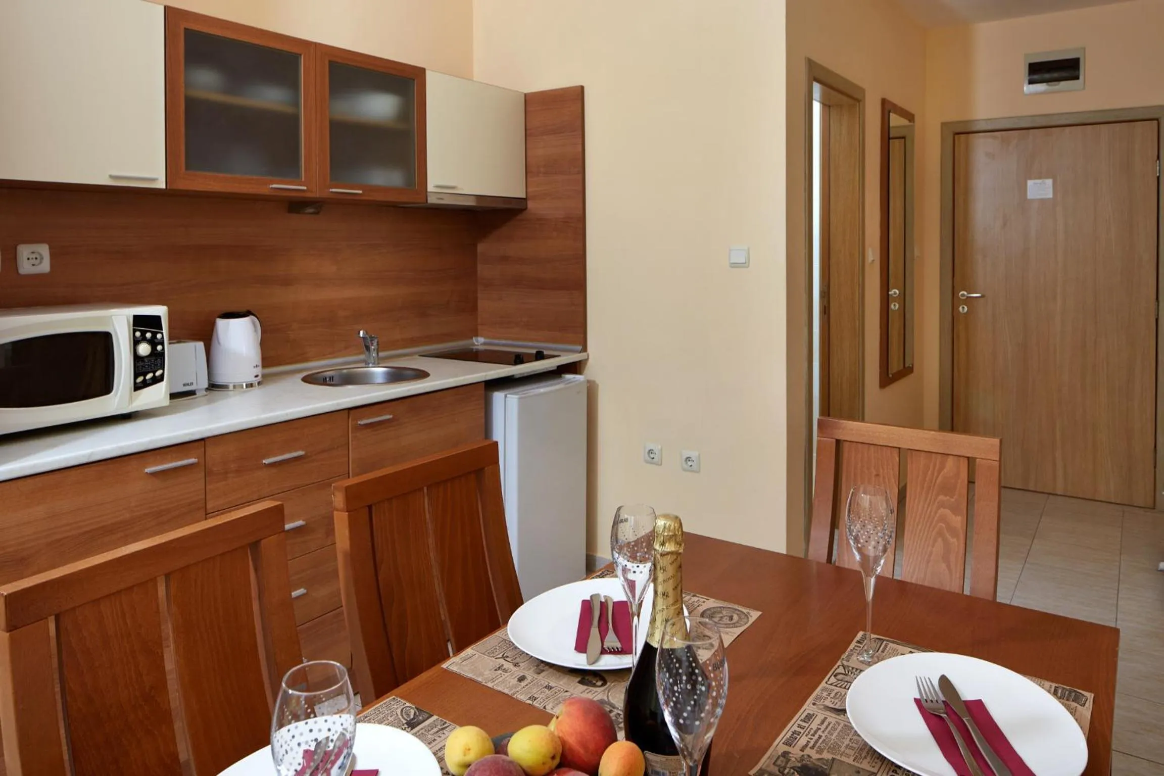 Kitchen or kitchenette in Pollo Resort