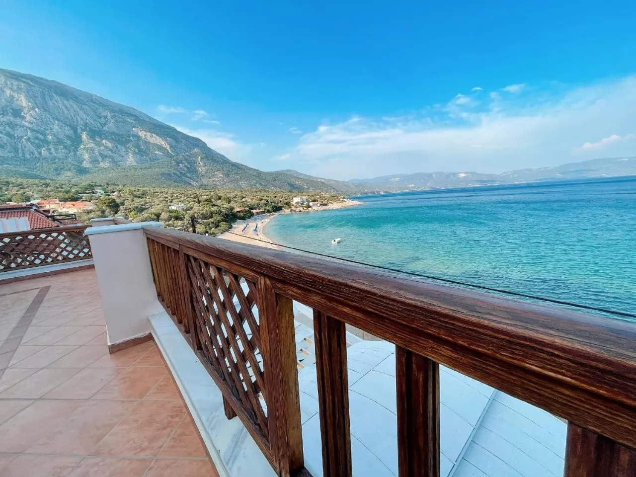 Balcony/Terrace in Nereides Seaside Apartments