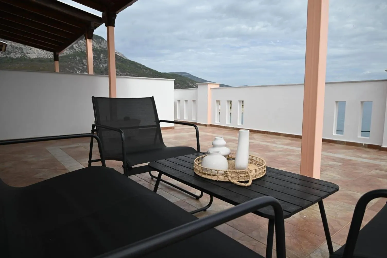 Balcony/Terrace in Nereides Seaside Apartments