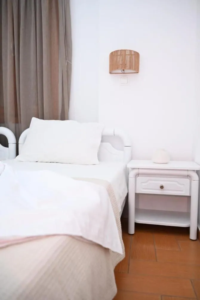 Bed in Nereides Seaside Apartments