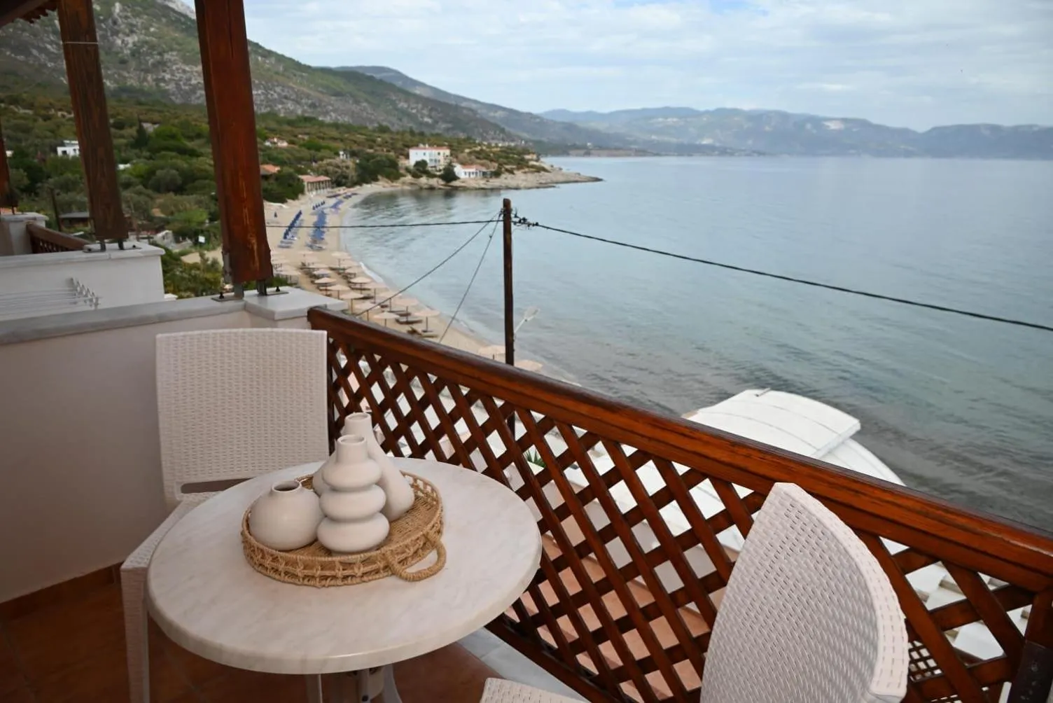 Balcony/Terrace in Nereides Seaside Apartments