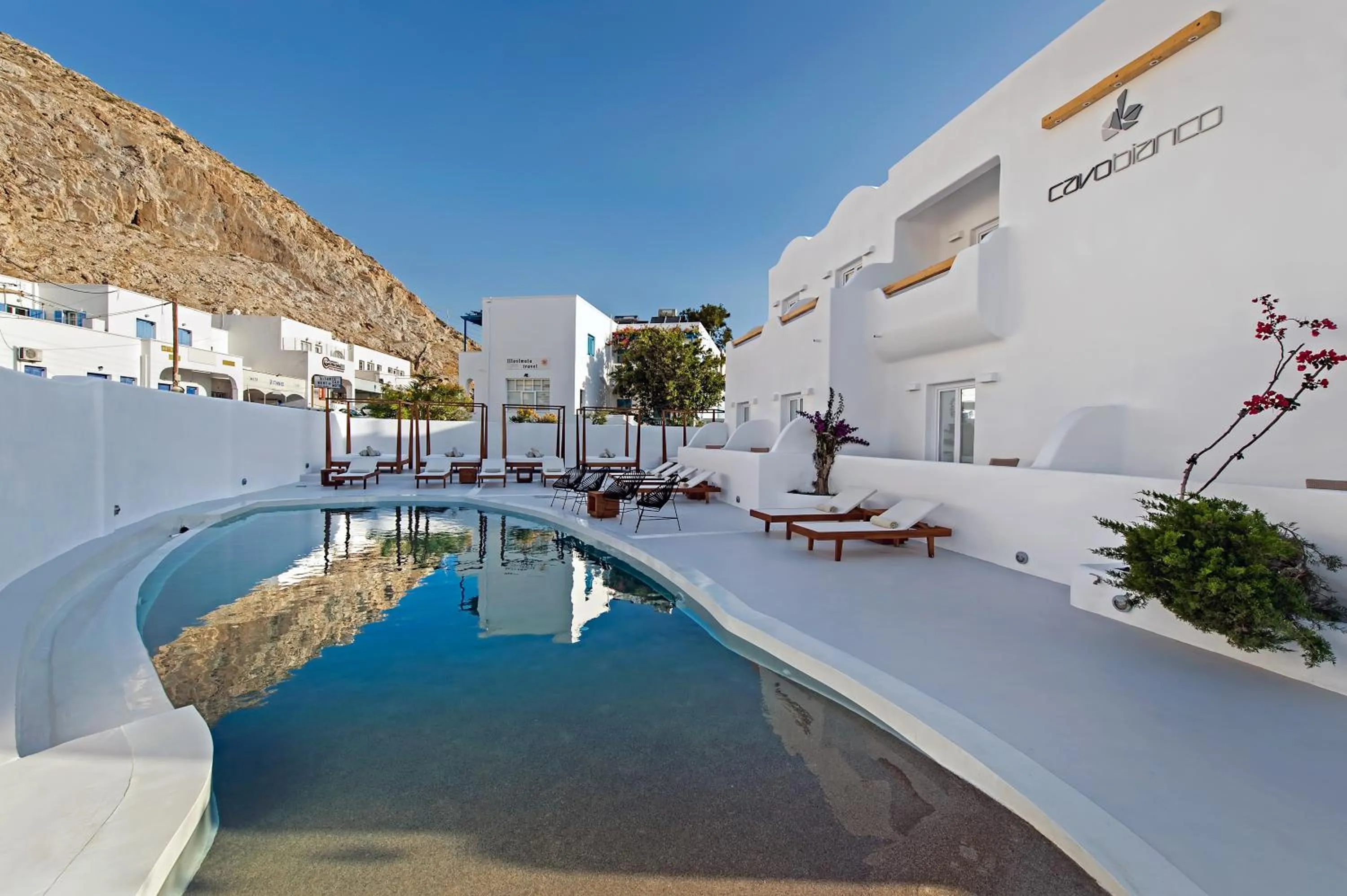 Swimming pool in Cavo Bianco Boutique Hotel & Spa