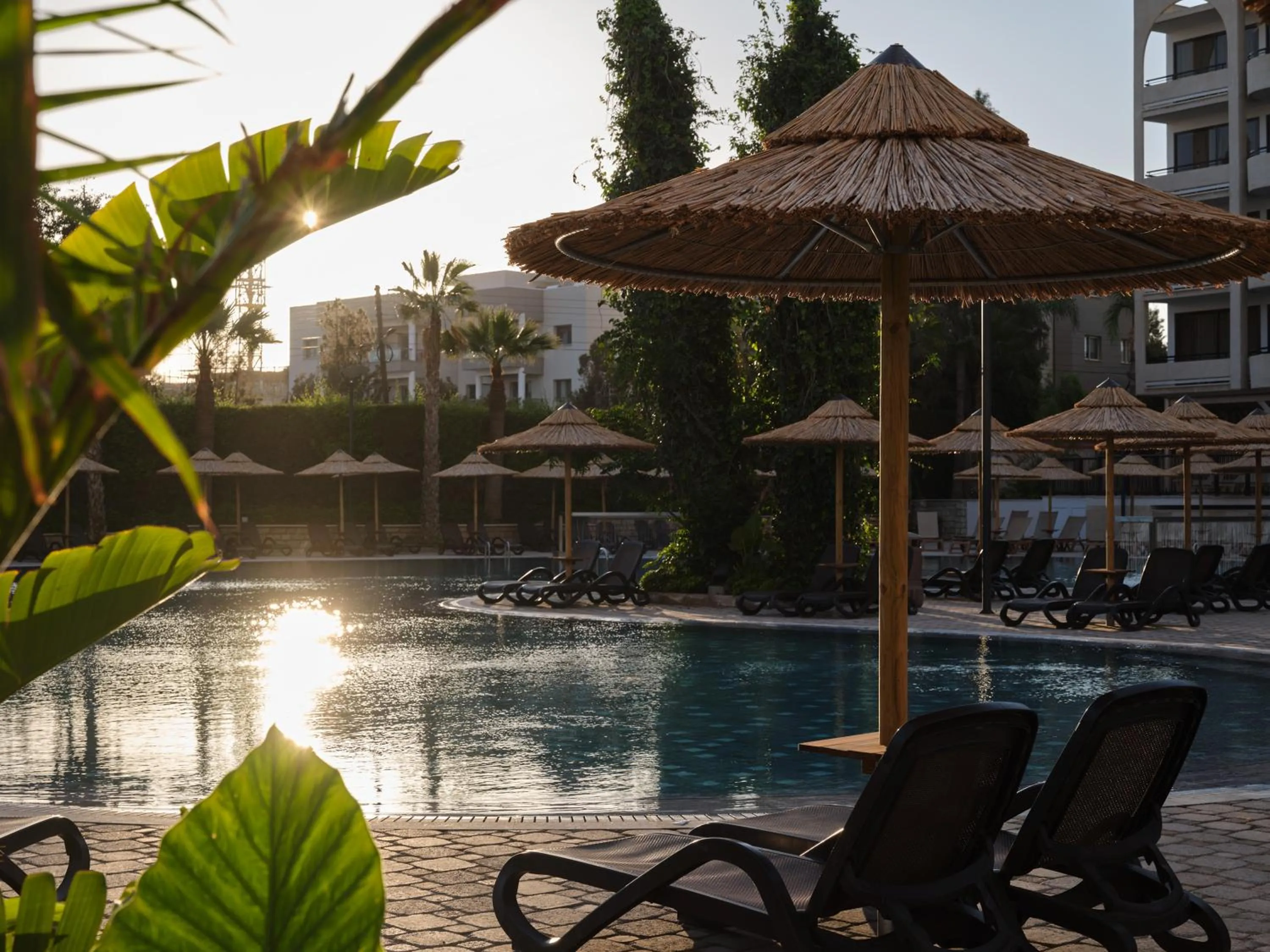 Swimming pool in Atlantica Oasis Hotel