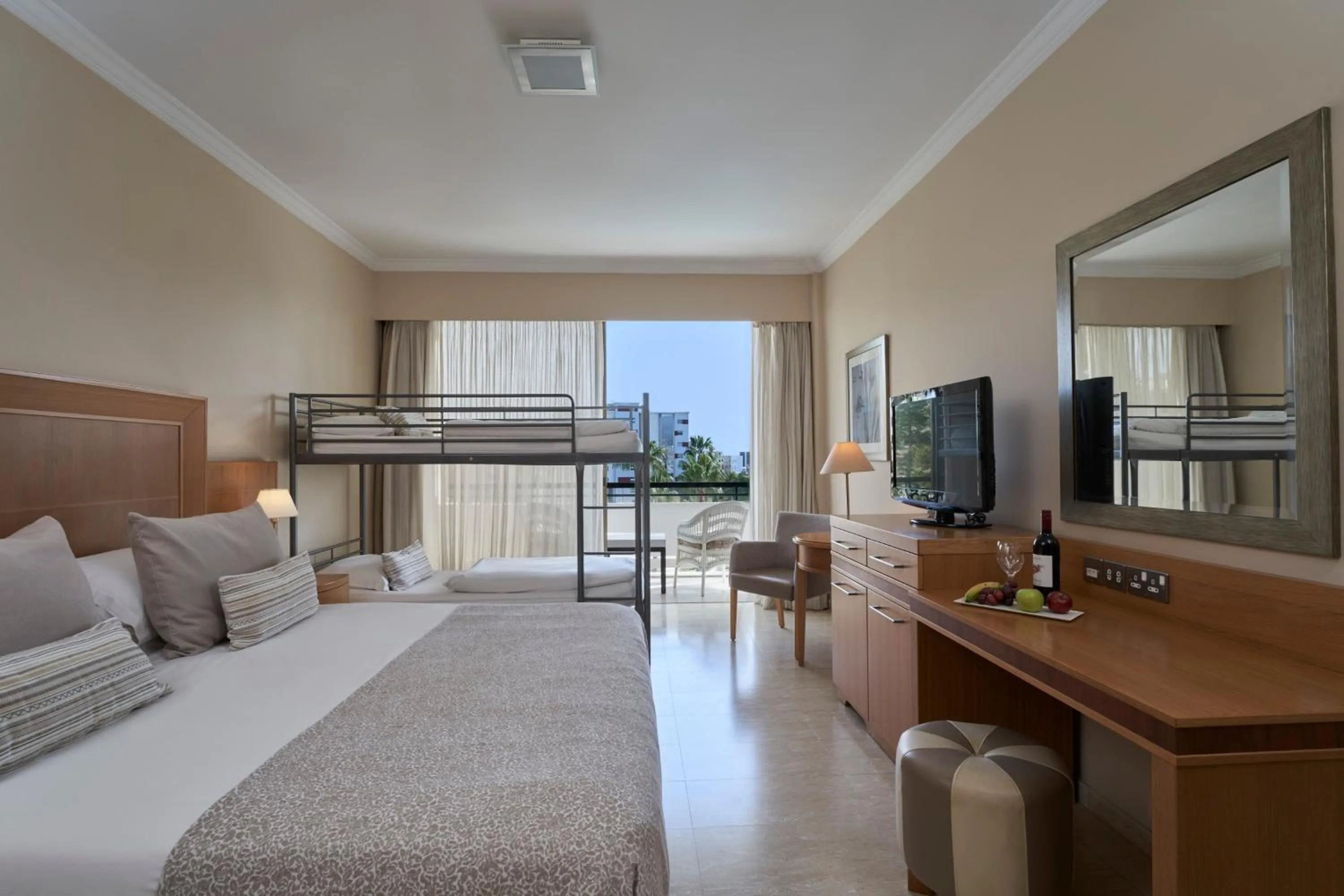 Bed in Atlantica Oasis Hotel