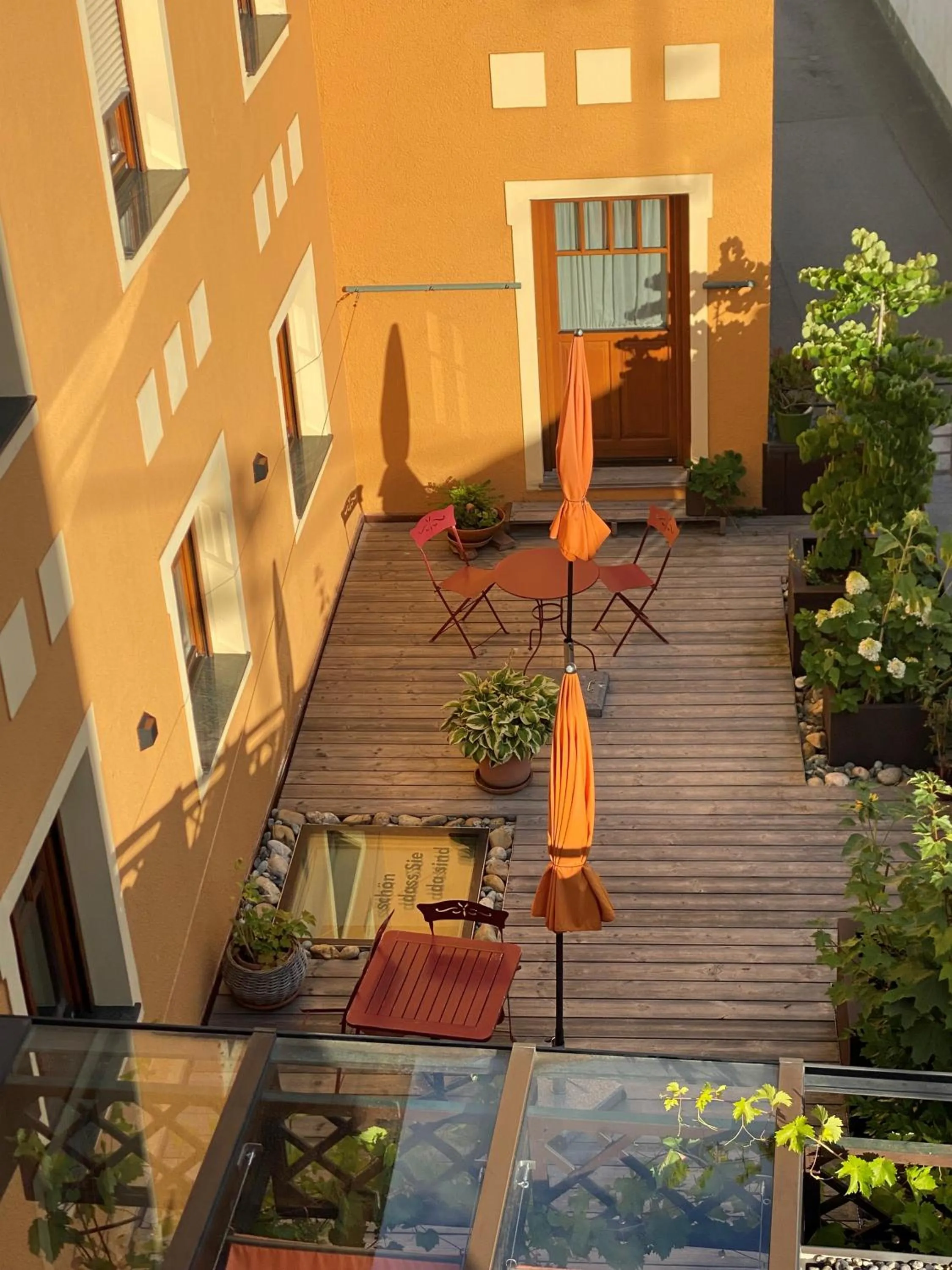 Balcony/Terrace in HOTEL ZILLNERs EINKEHR ***