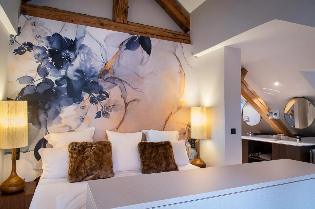 Bed in Hôtel Restaurant Vaillant Colmar Nord