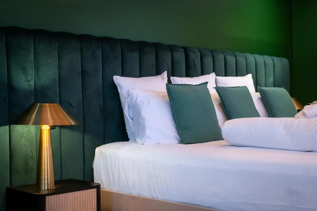 Bed in Hôtel Restaurant Vaillant Colmar Nord