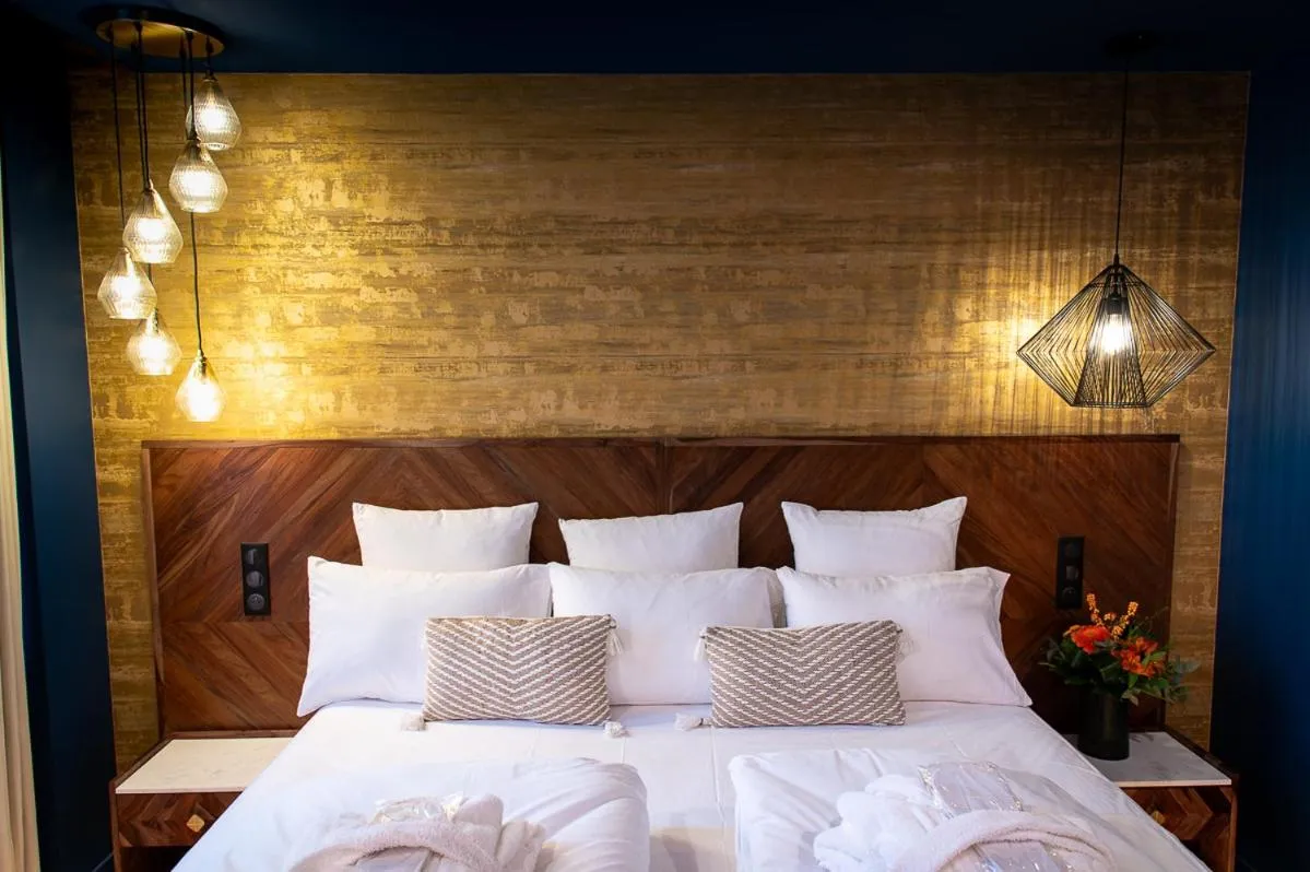 Bed in Hôtel Restaurant Vaillant Colmar Nord