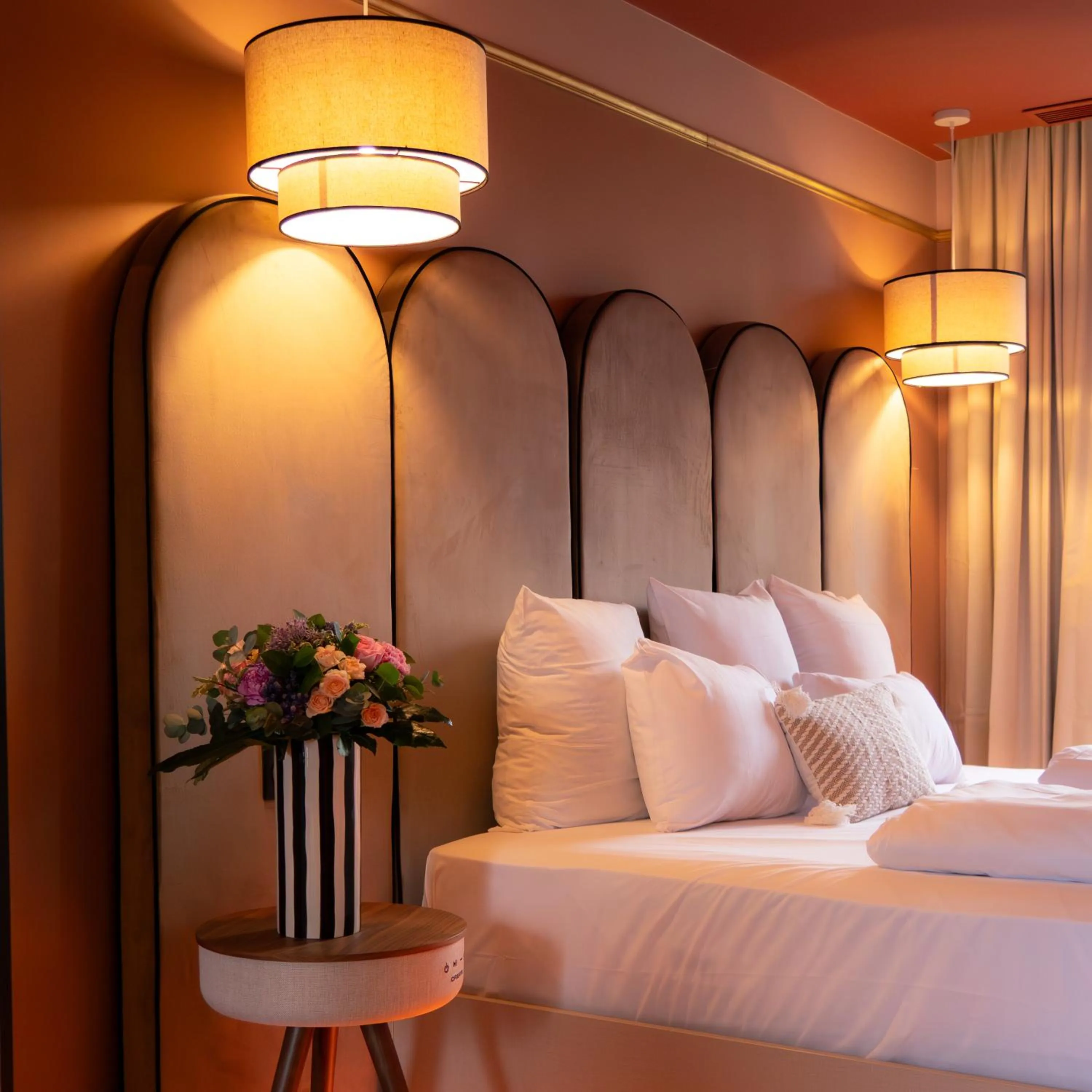 Bed in Hôtel Restaurant Vaillant Colmar Nord