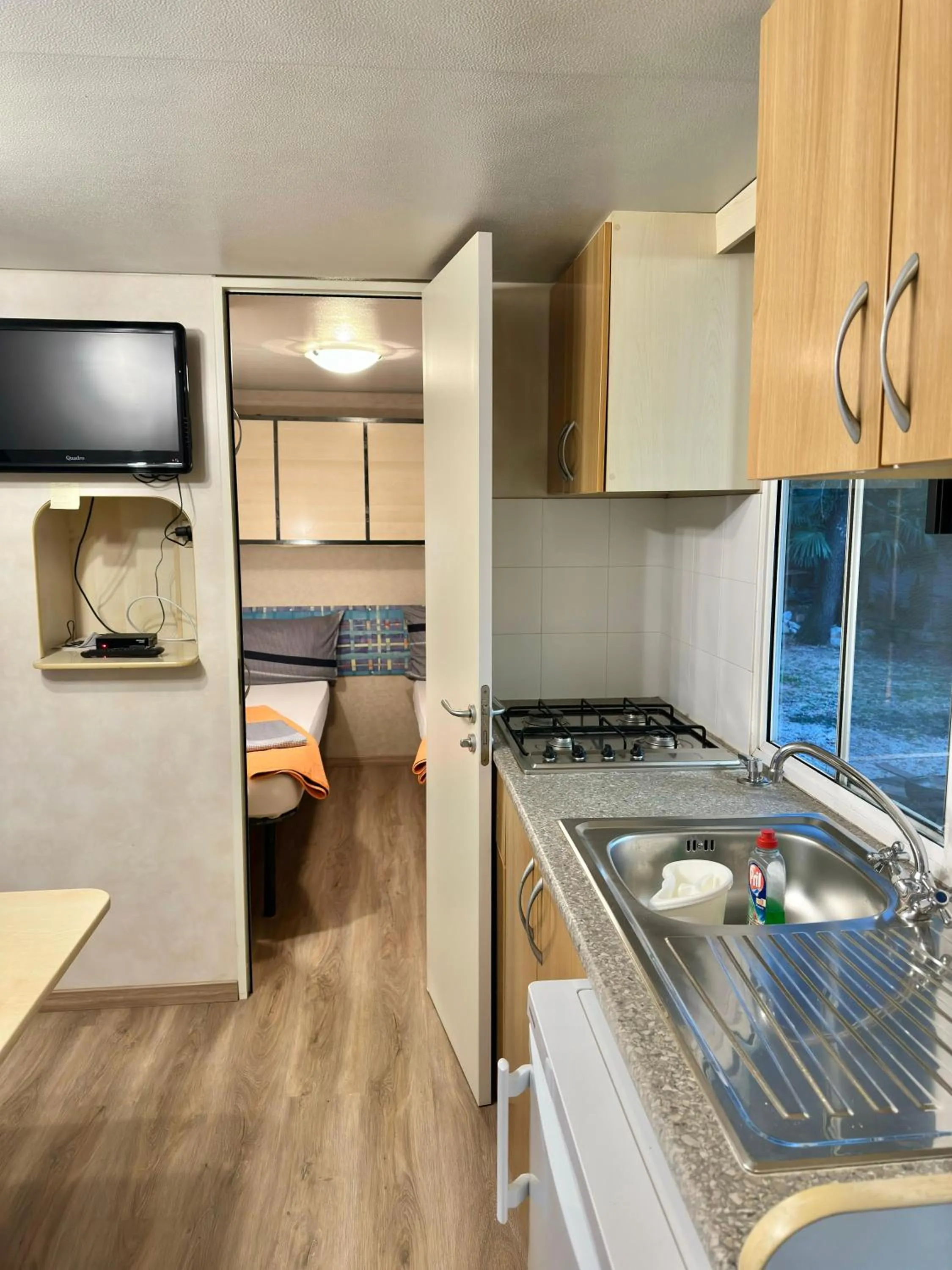 Kitchen or kitchenette in Kamp Slanik Mobile Homes