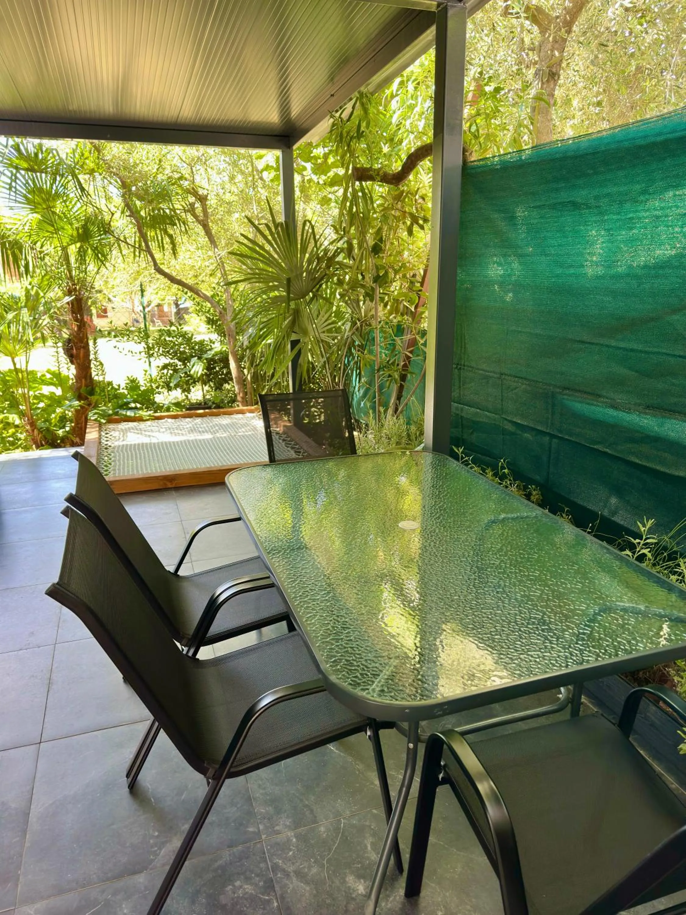Patio in Kamp Slanik Mobile Homes