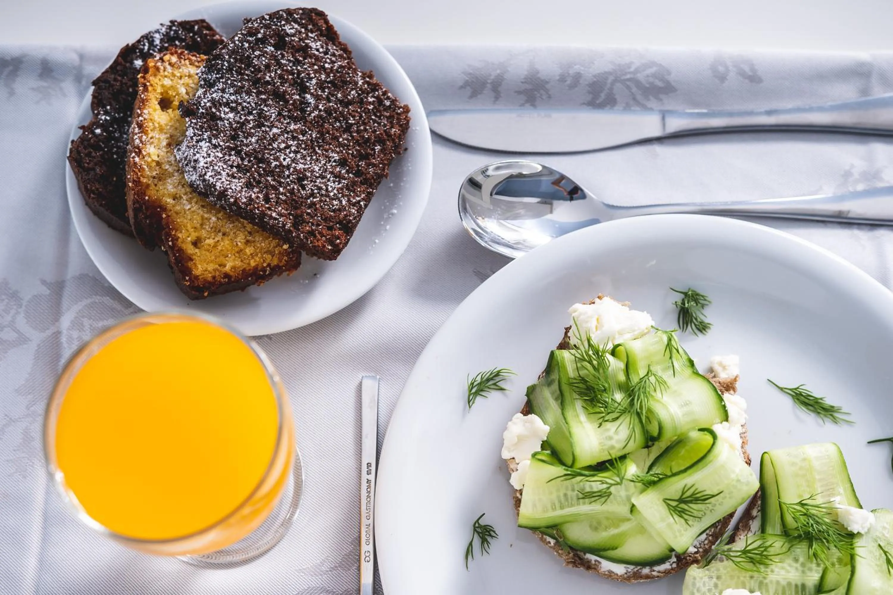 Food close-up in Astoria Hotel
