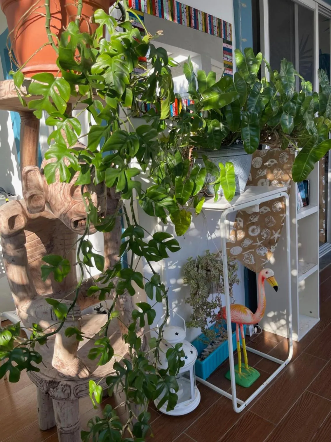 Patio in B&B Villa Luna