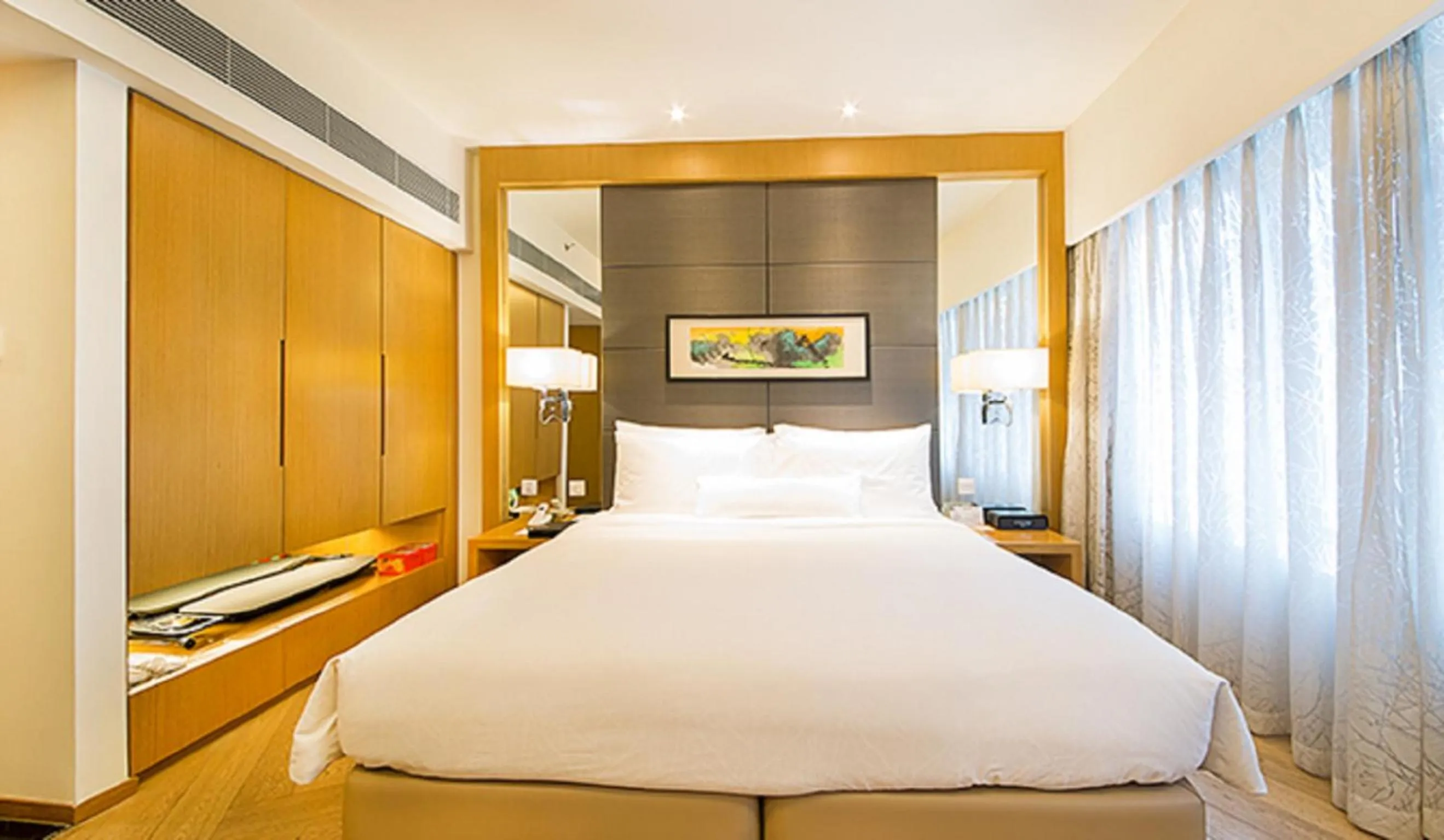 bunk bed, Bed in Somerset Riverview Chengdu-Near Tianfu Square