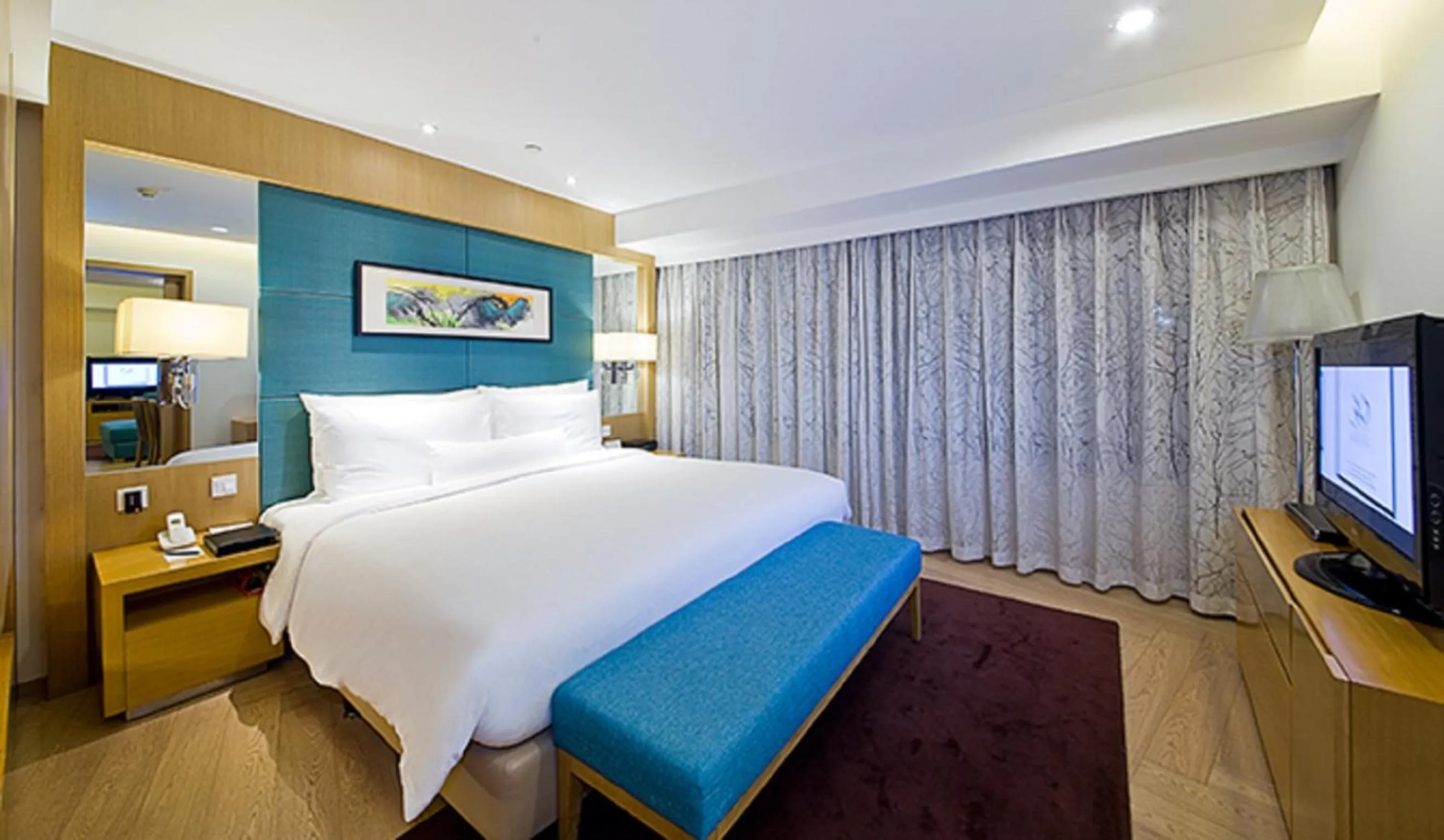 bunk bed, Bed in Somerset Riverview Chengdu-Near Tianfu Square