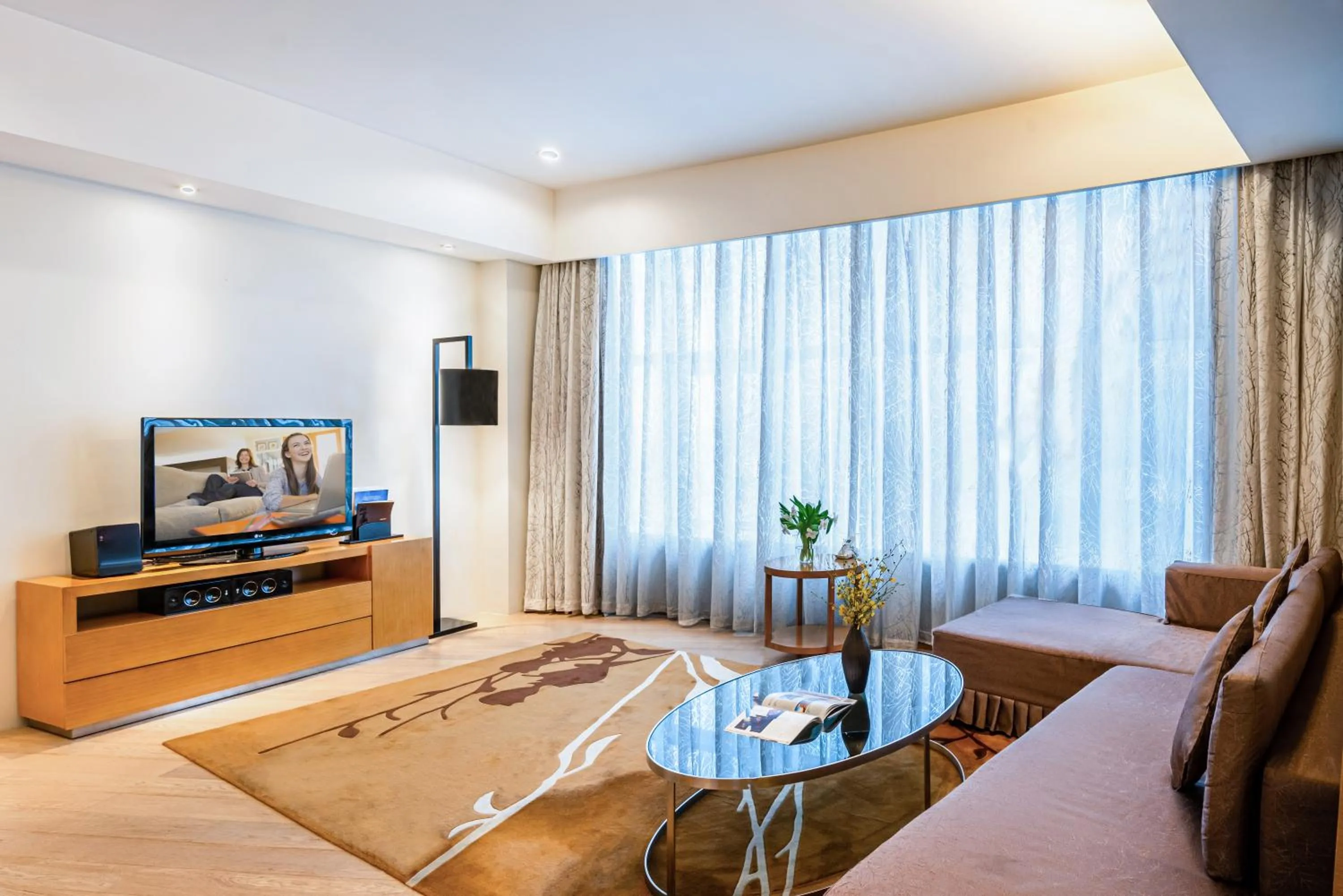 Living room in Somerset Riverview Chengdu