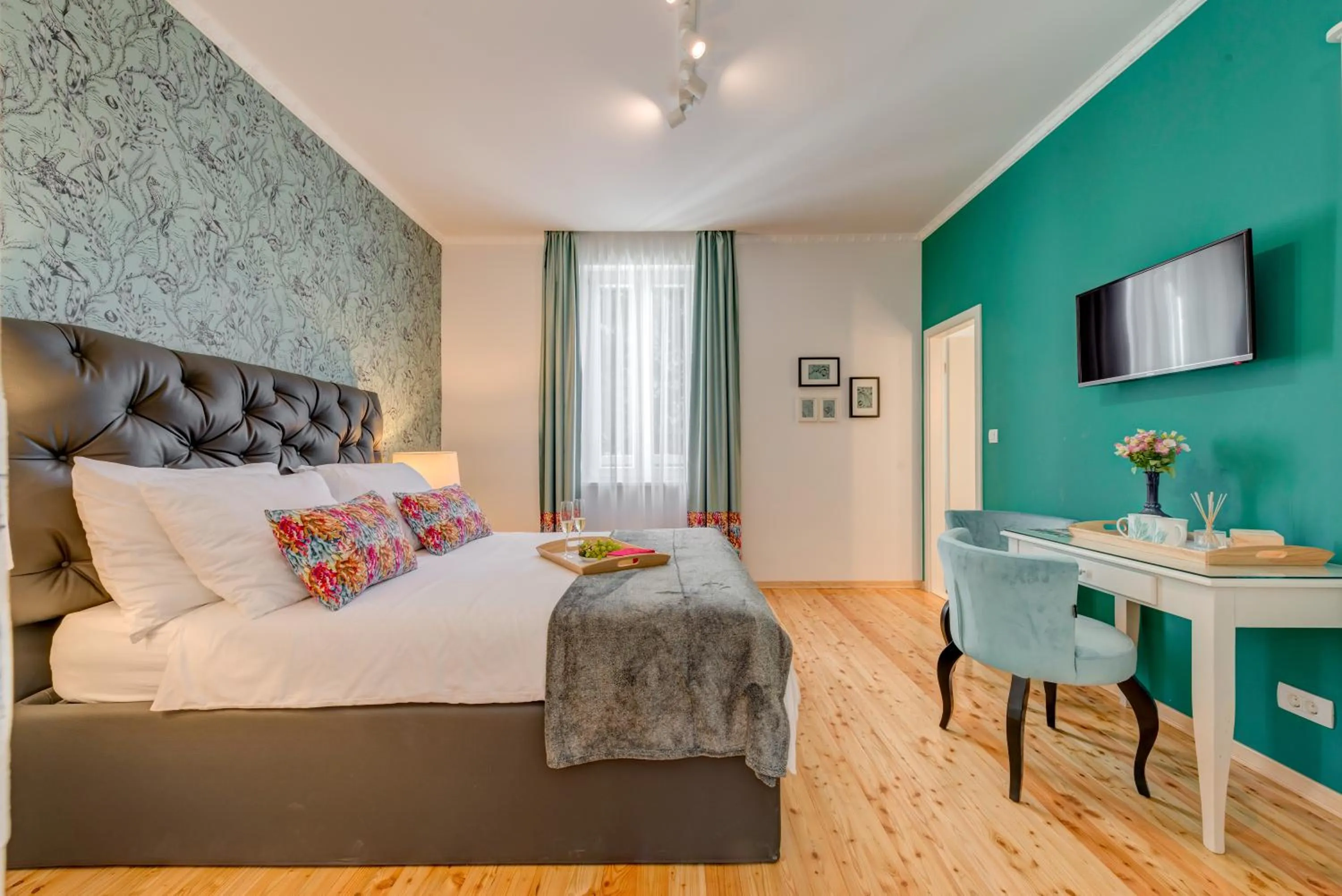 Bed in Deluxe Rooms Tramonto