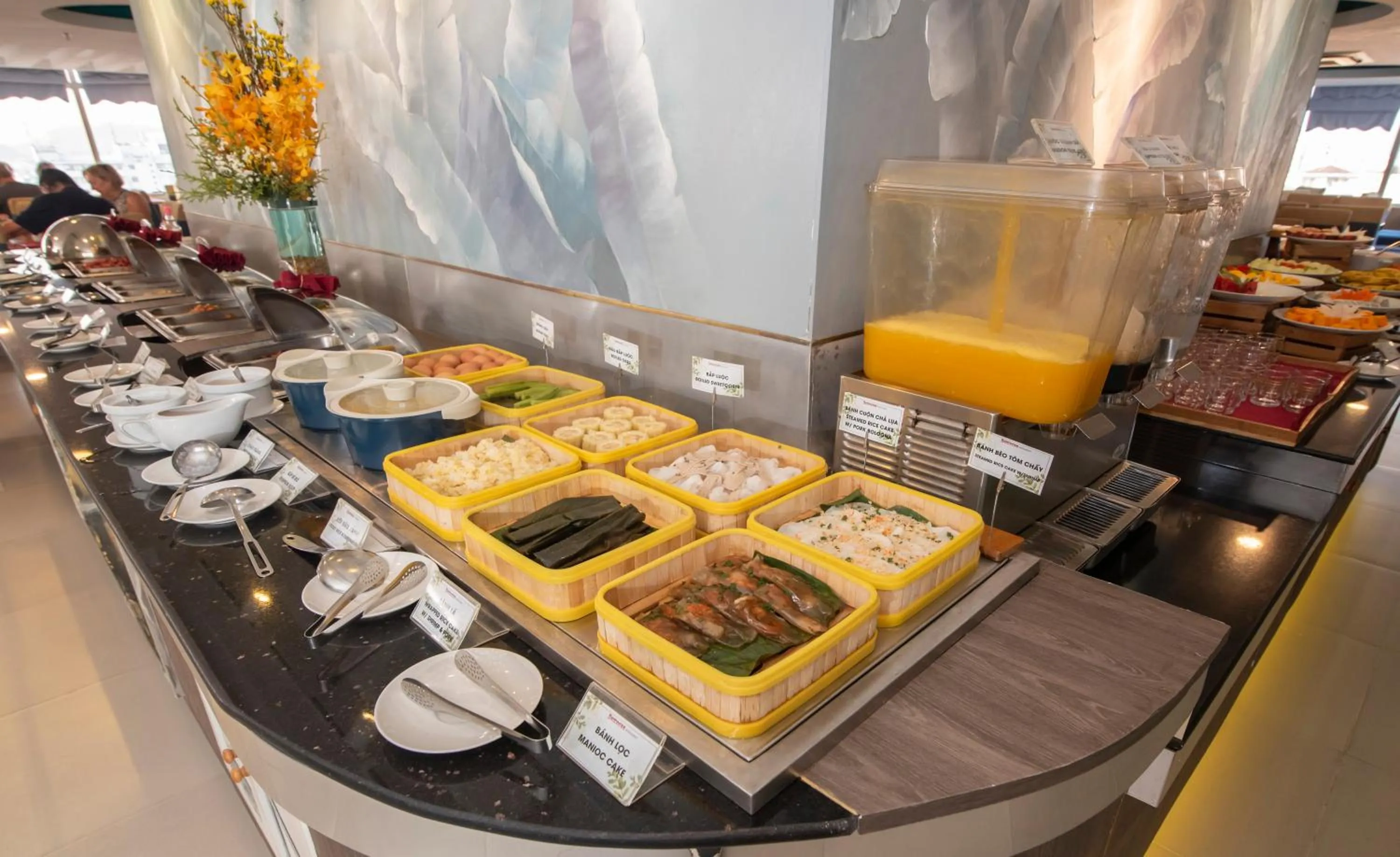 Buffet breakfast in Romance Hotel