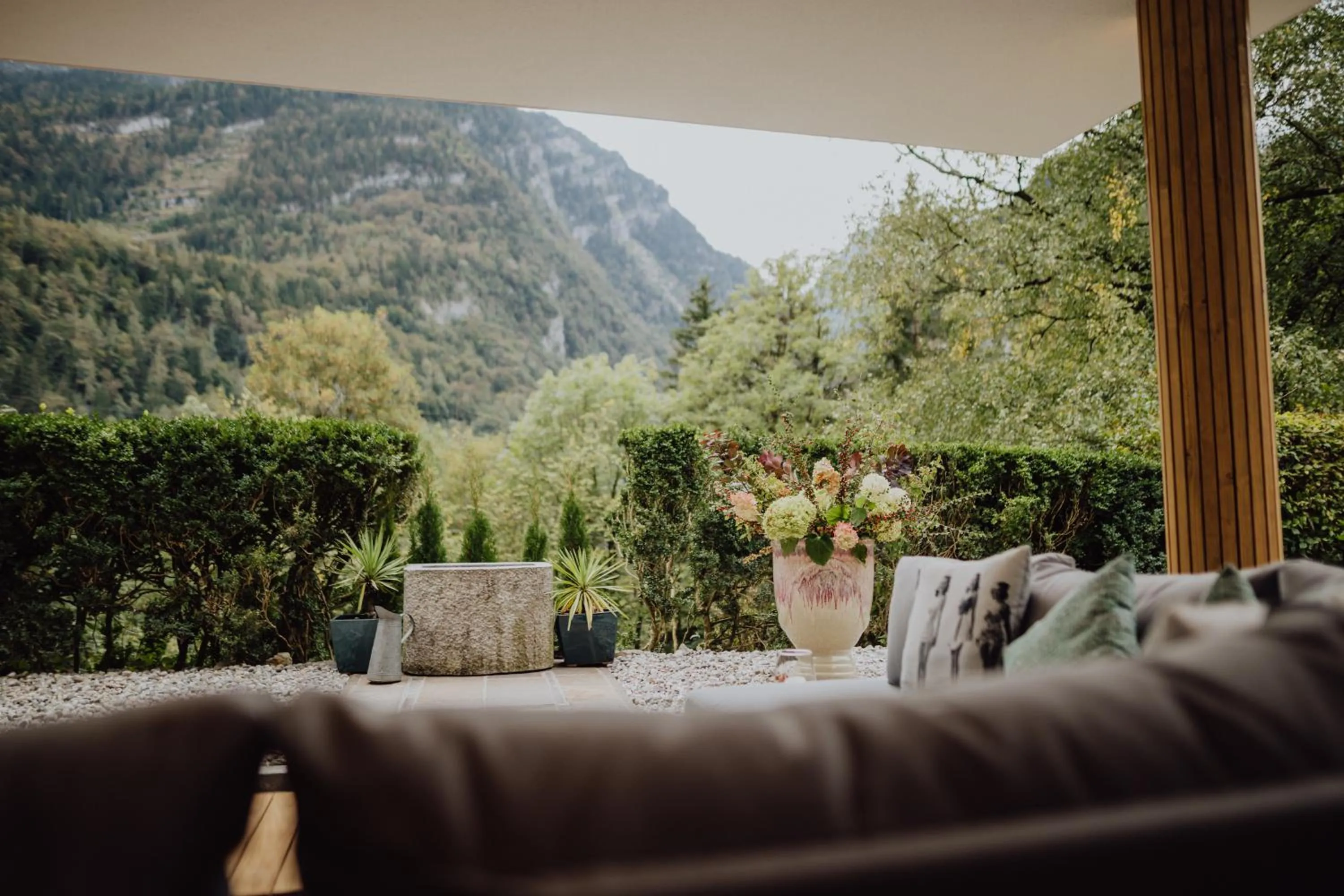 Garden in Hotel Pass Lueg