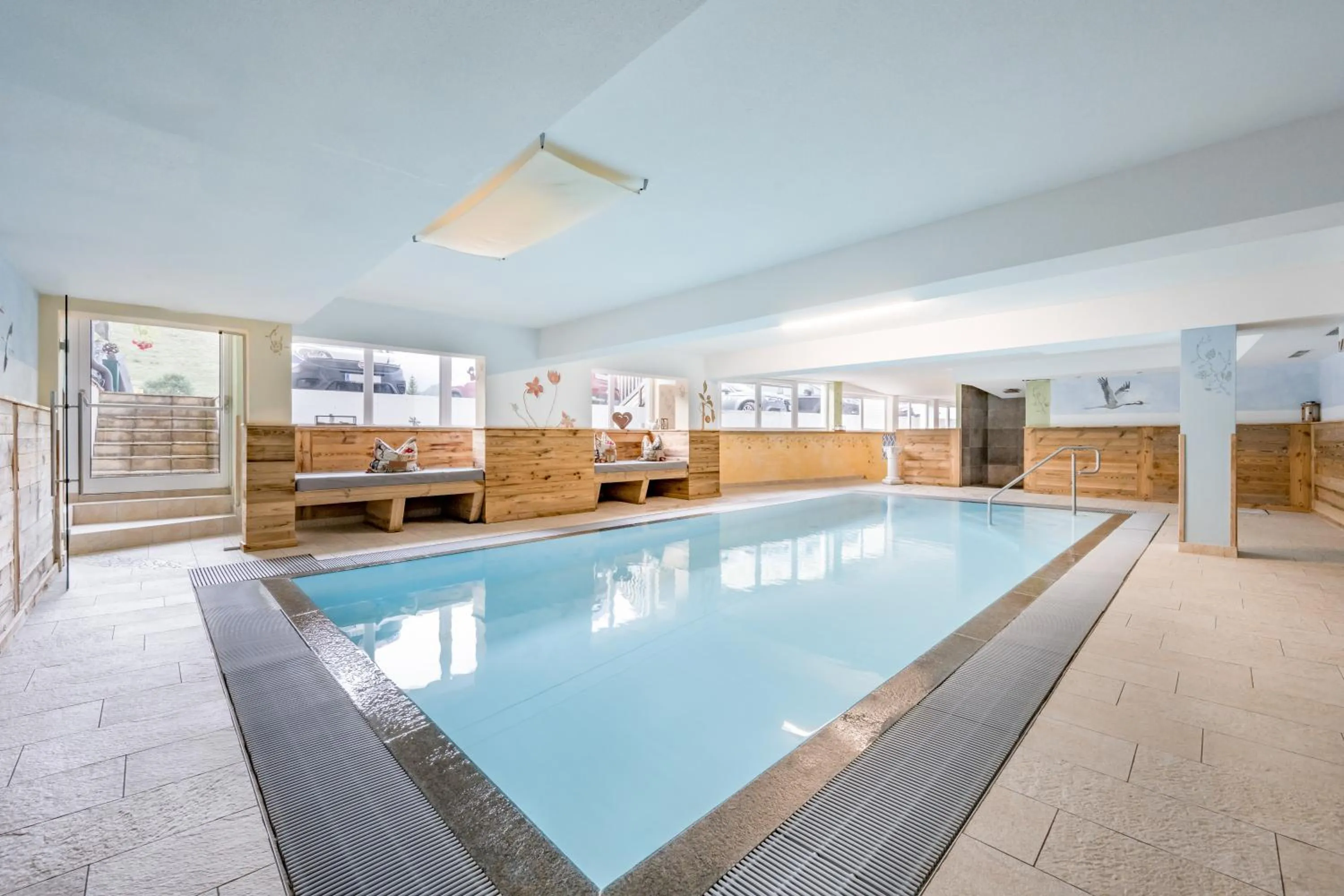 Pool view in Der Grubacher