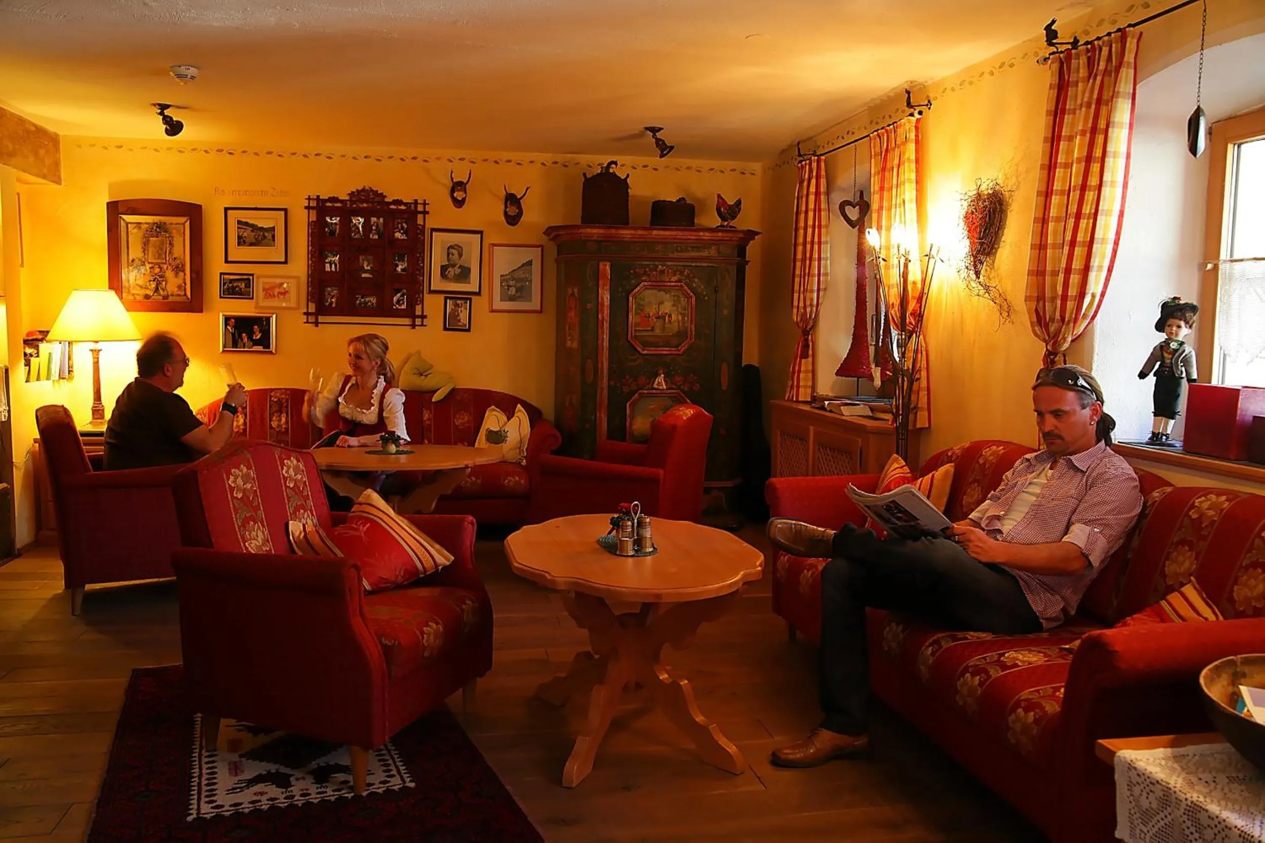 Lobby or reception in Der Grubacher