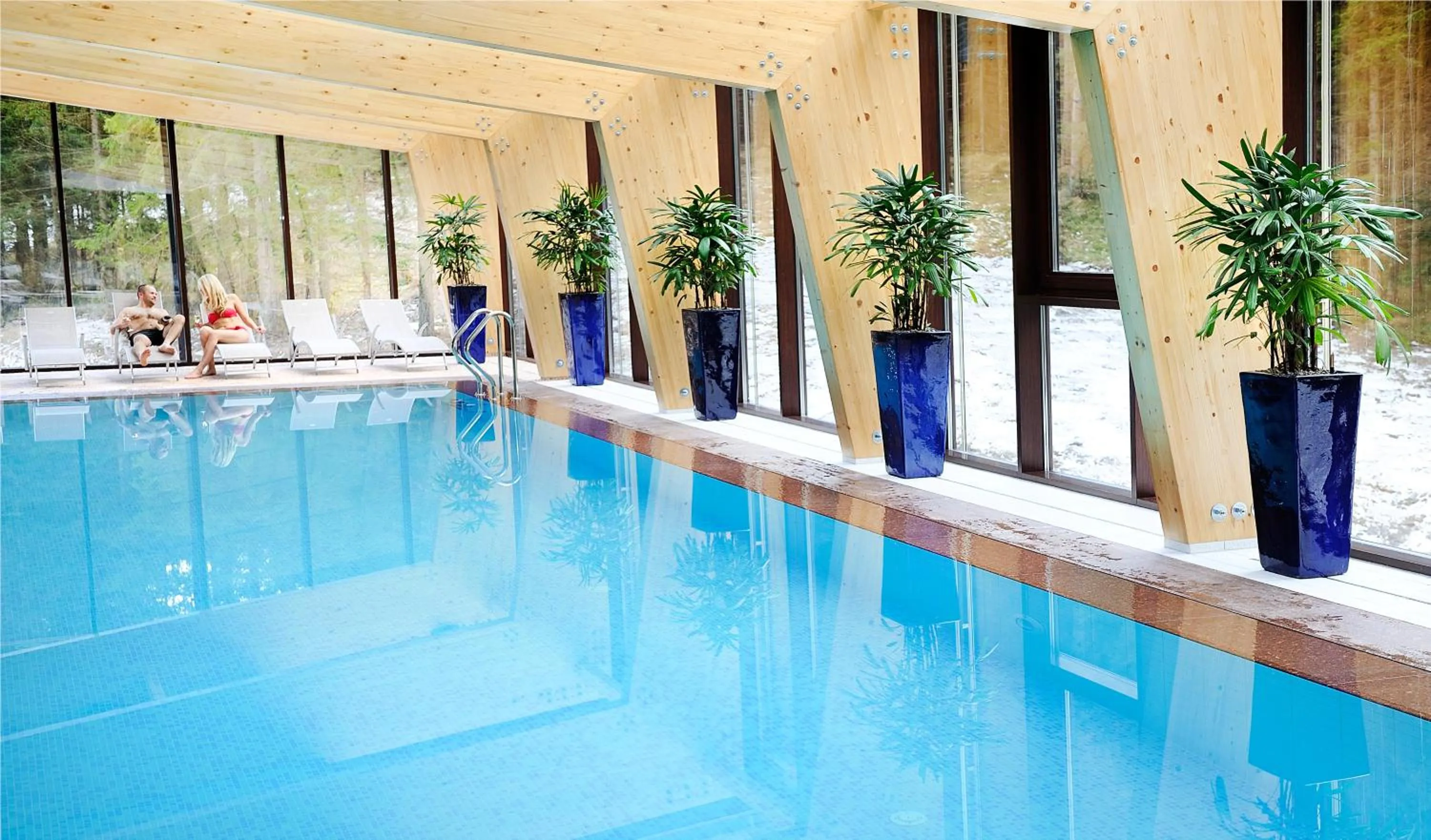 Swimming pool in Wellness Hotel Chopok