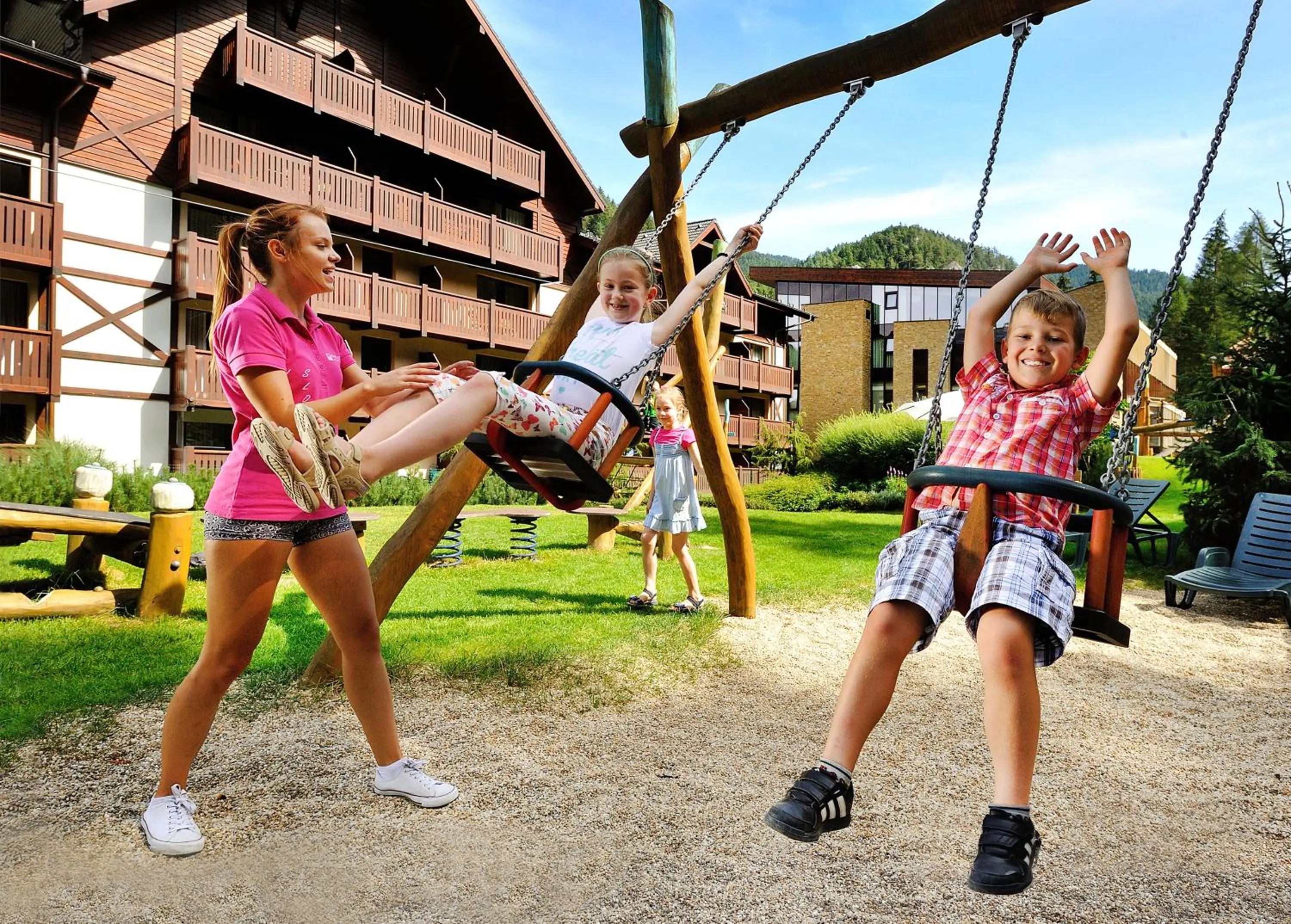Children play ground in Wellness Hotel Chopok