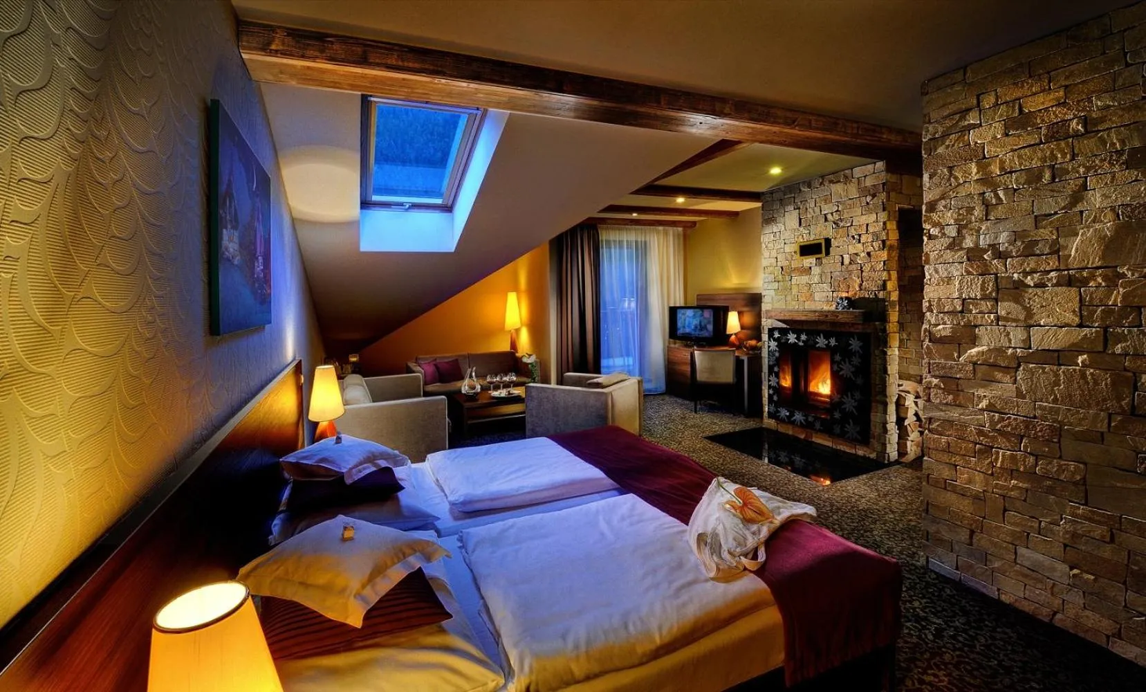 Photo of the whole room, Bed in Wellness Hotel Chopok