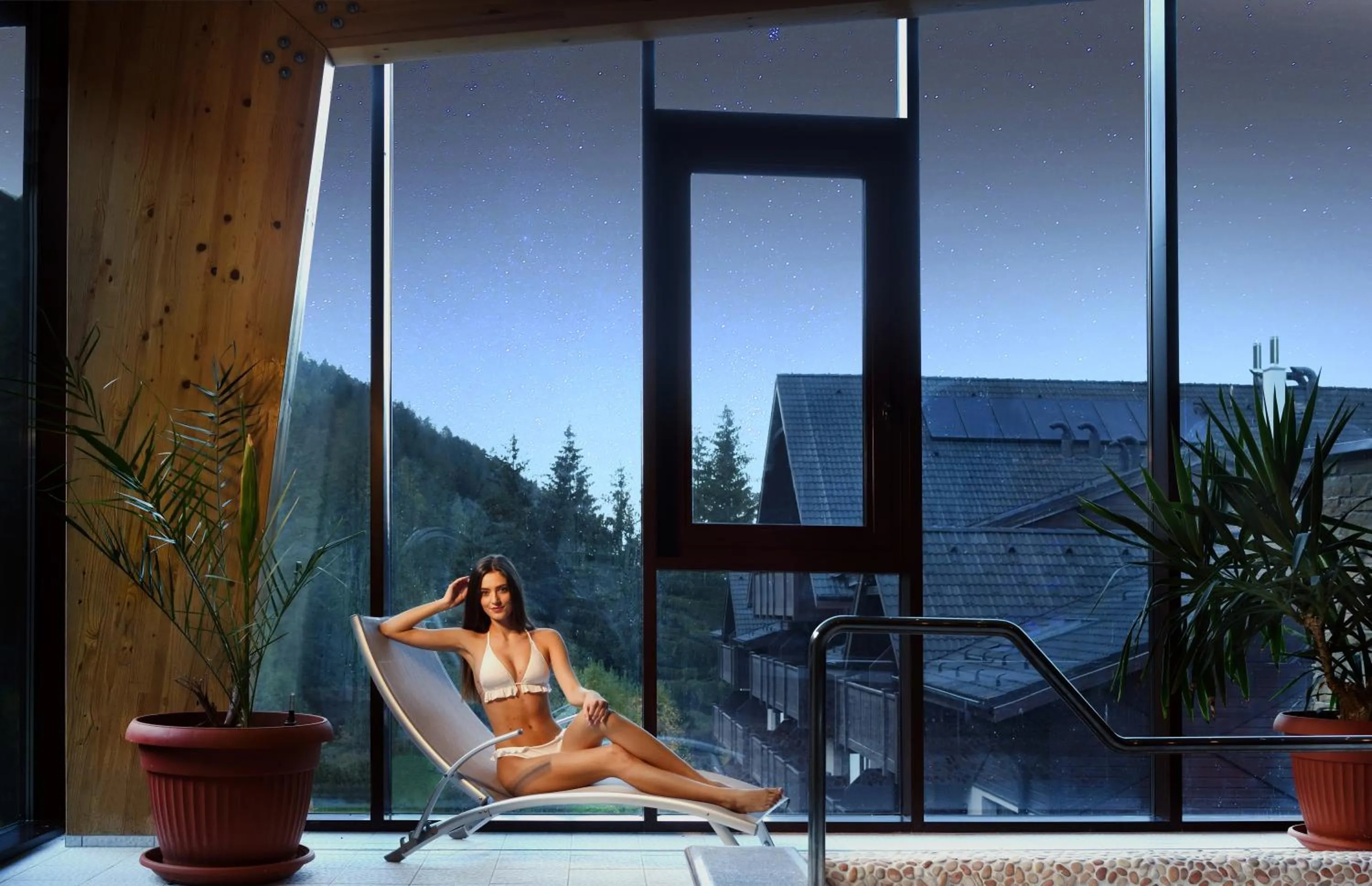 Swimming pool in Wellness Hotel Chopok