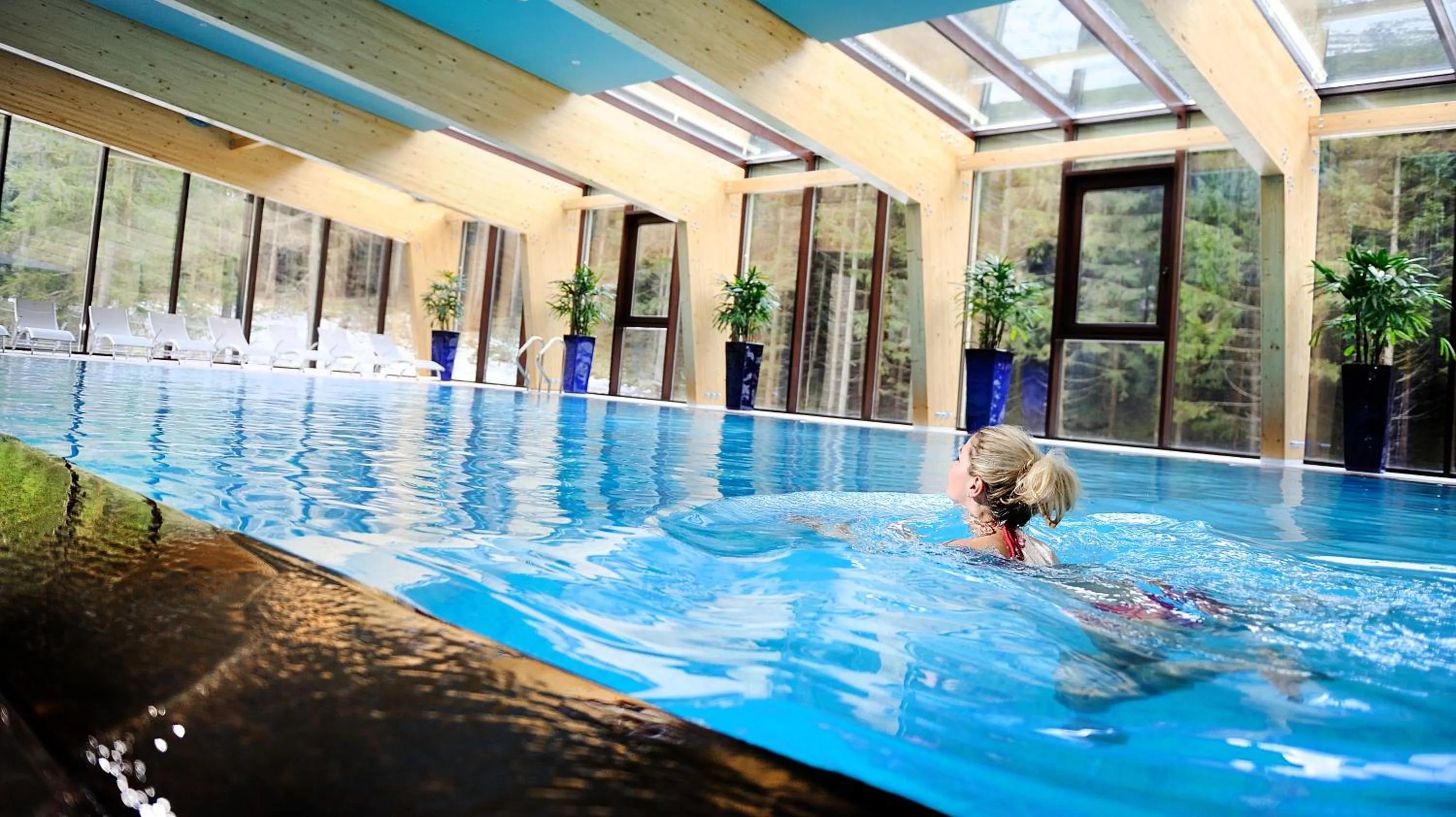 Swimming pool in Wellness Hotel Chopok