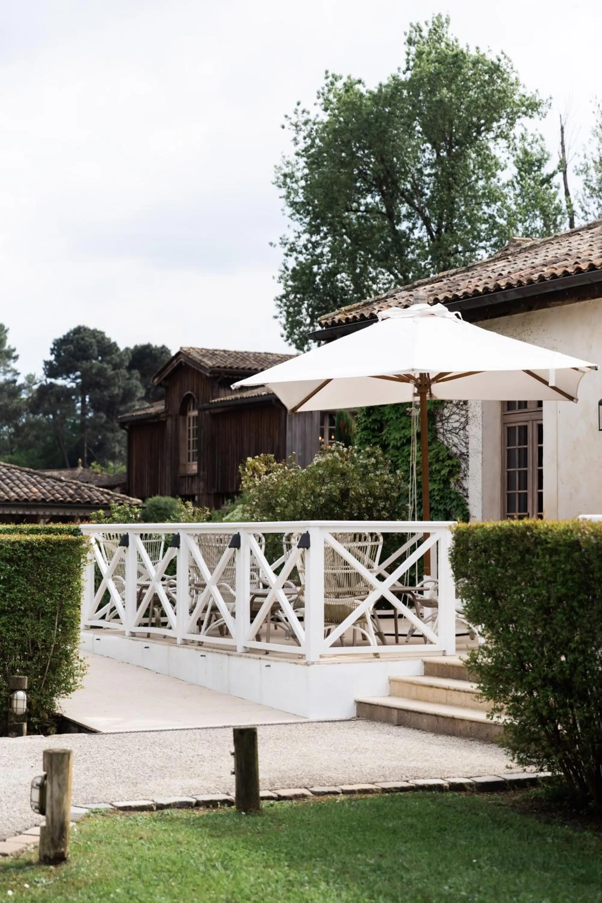 Patio in Les Sources de Caudalie