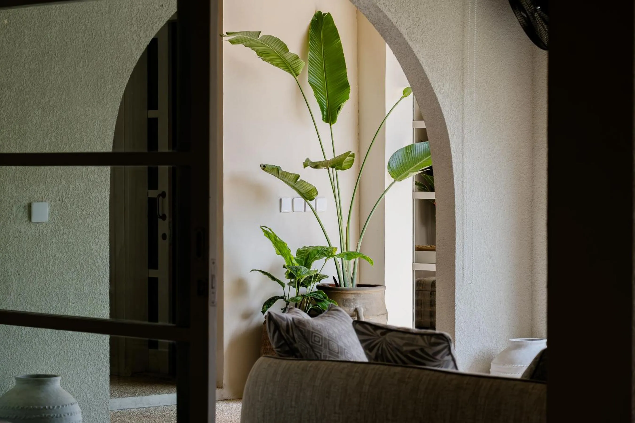 Seating area in Akara Villa
