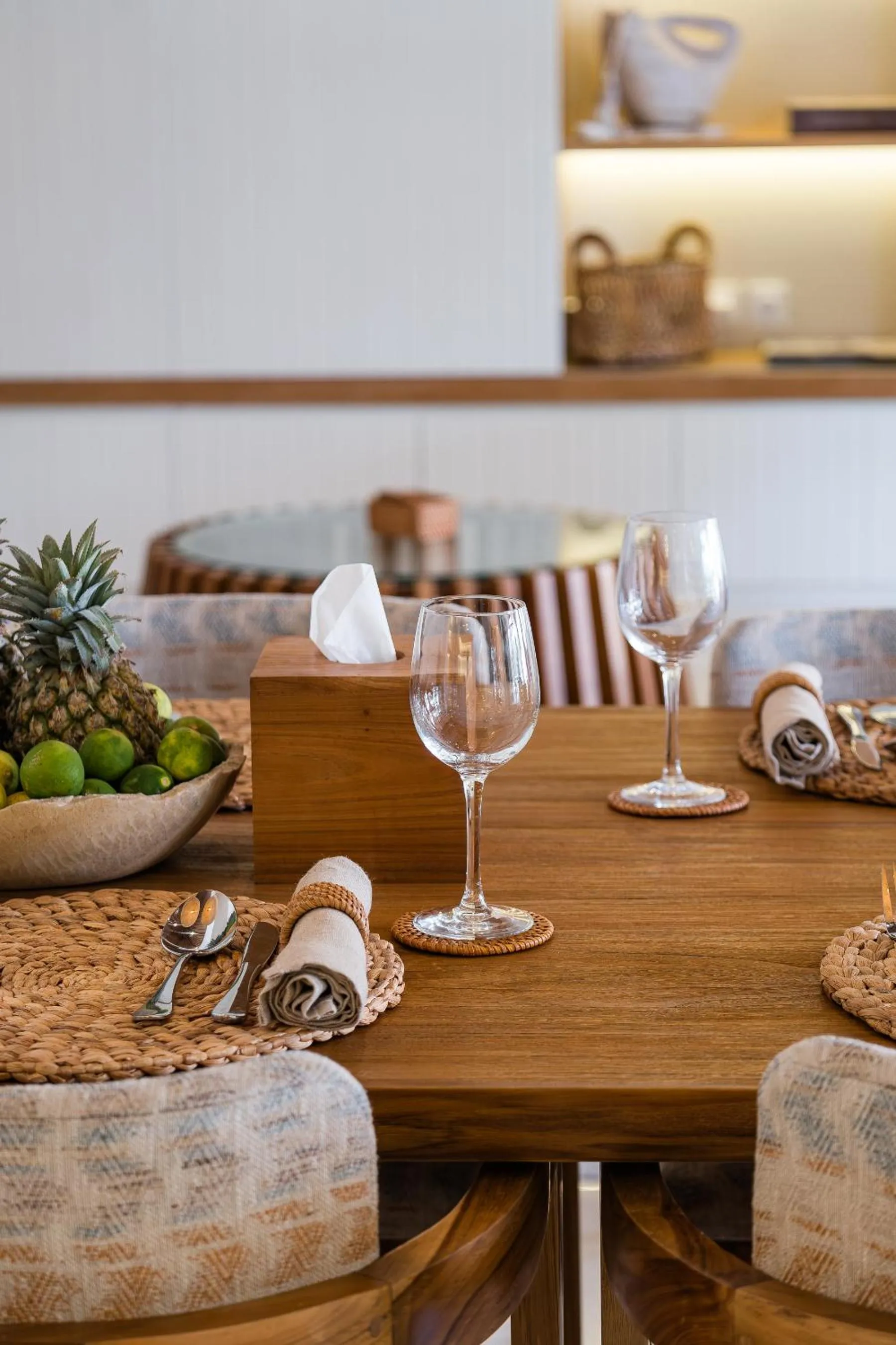 Dining area in Akara Villa