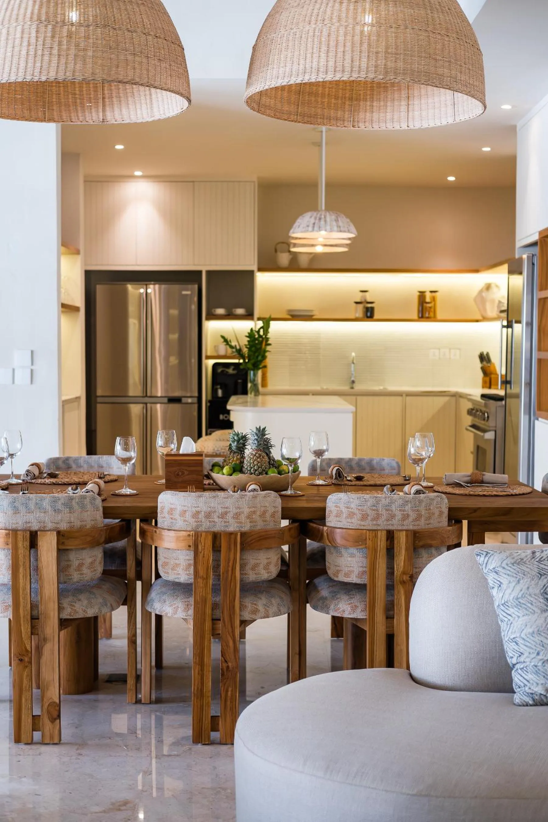 Kitchen or kitchenette in Akara Villa