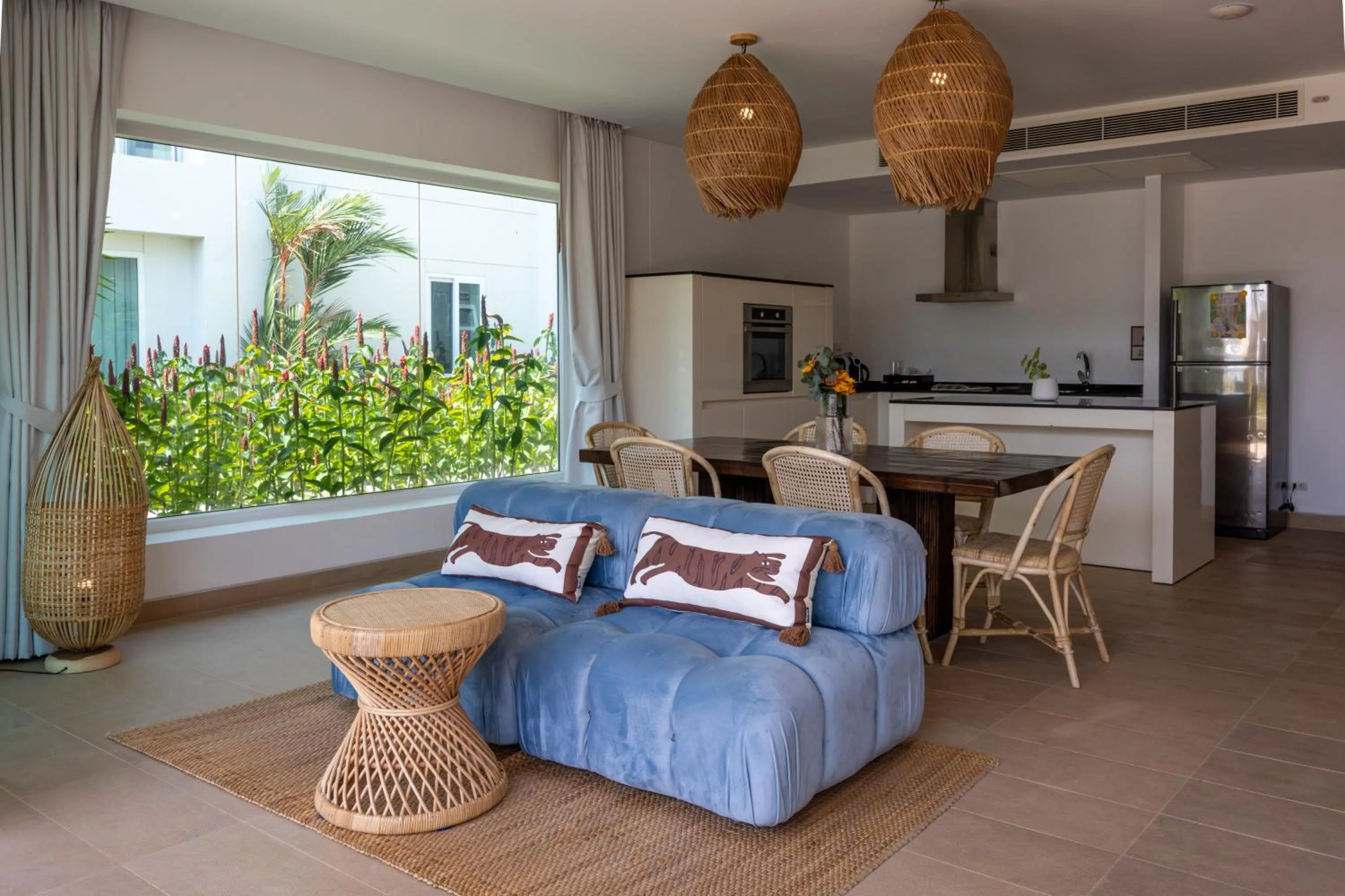 Seating area in Selina Serenity Rawai Phuket