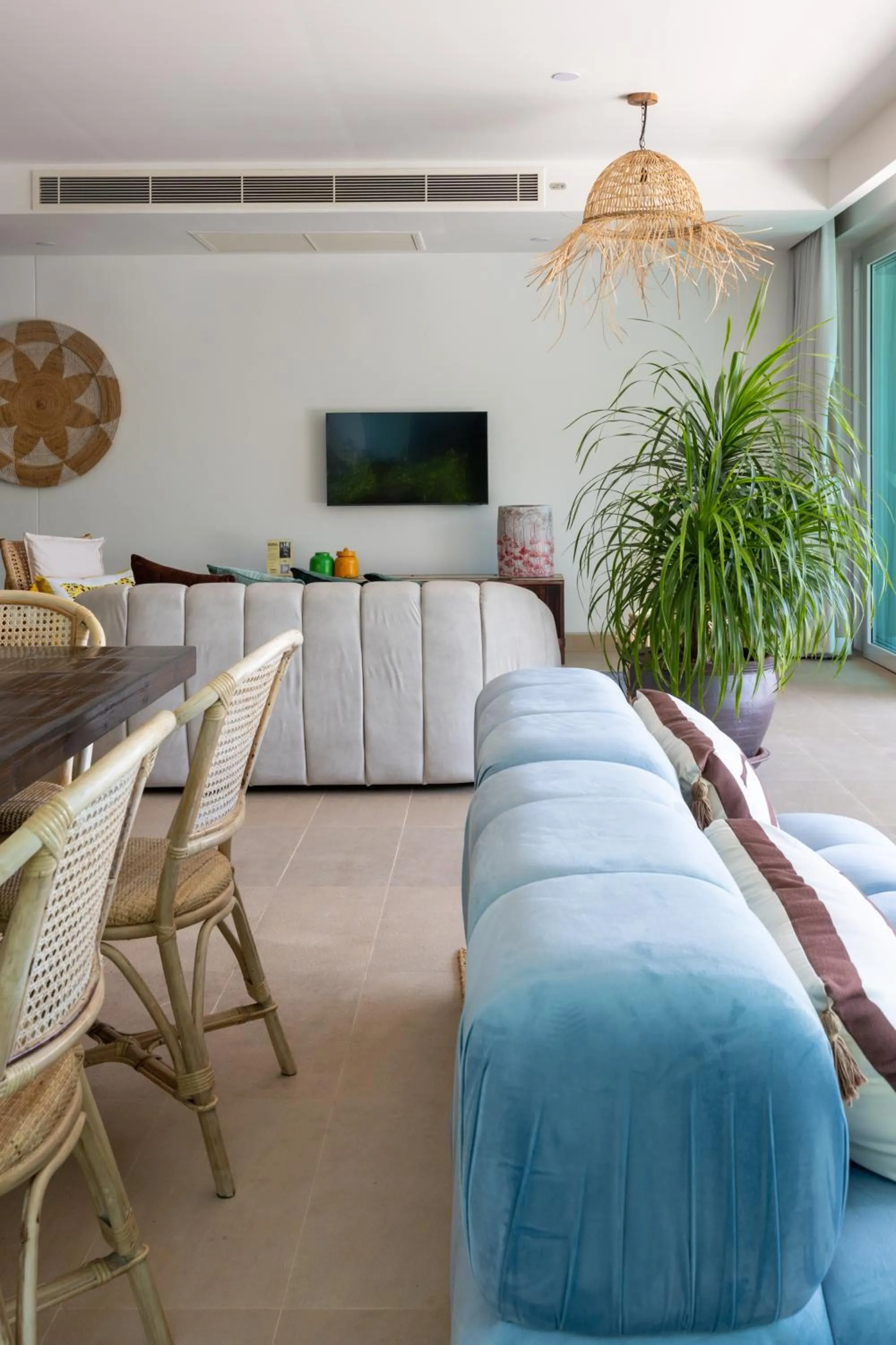 Seating area in Selina Serenity Rawai Phuket