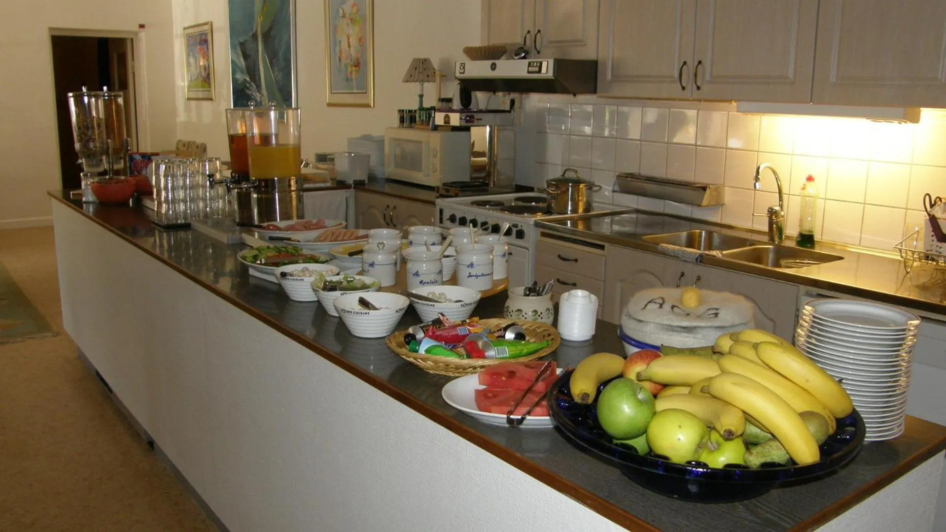 Kitchen or kitchenette in Hotel Arkaden