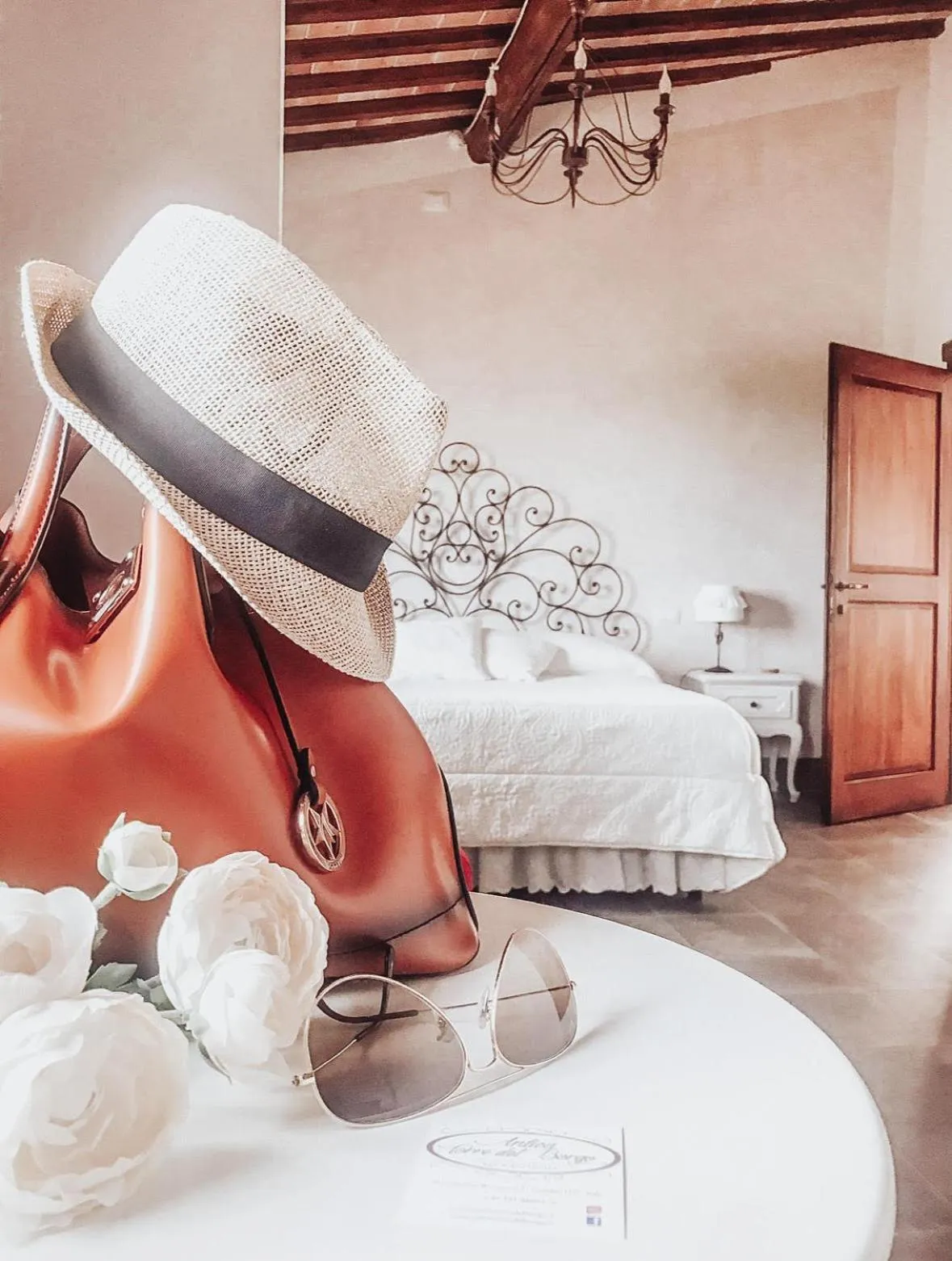 Bedroom, Bed in Antica Torre del Borgo