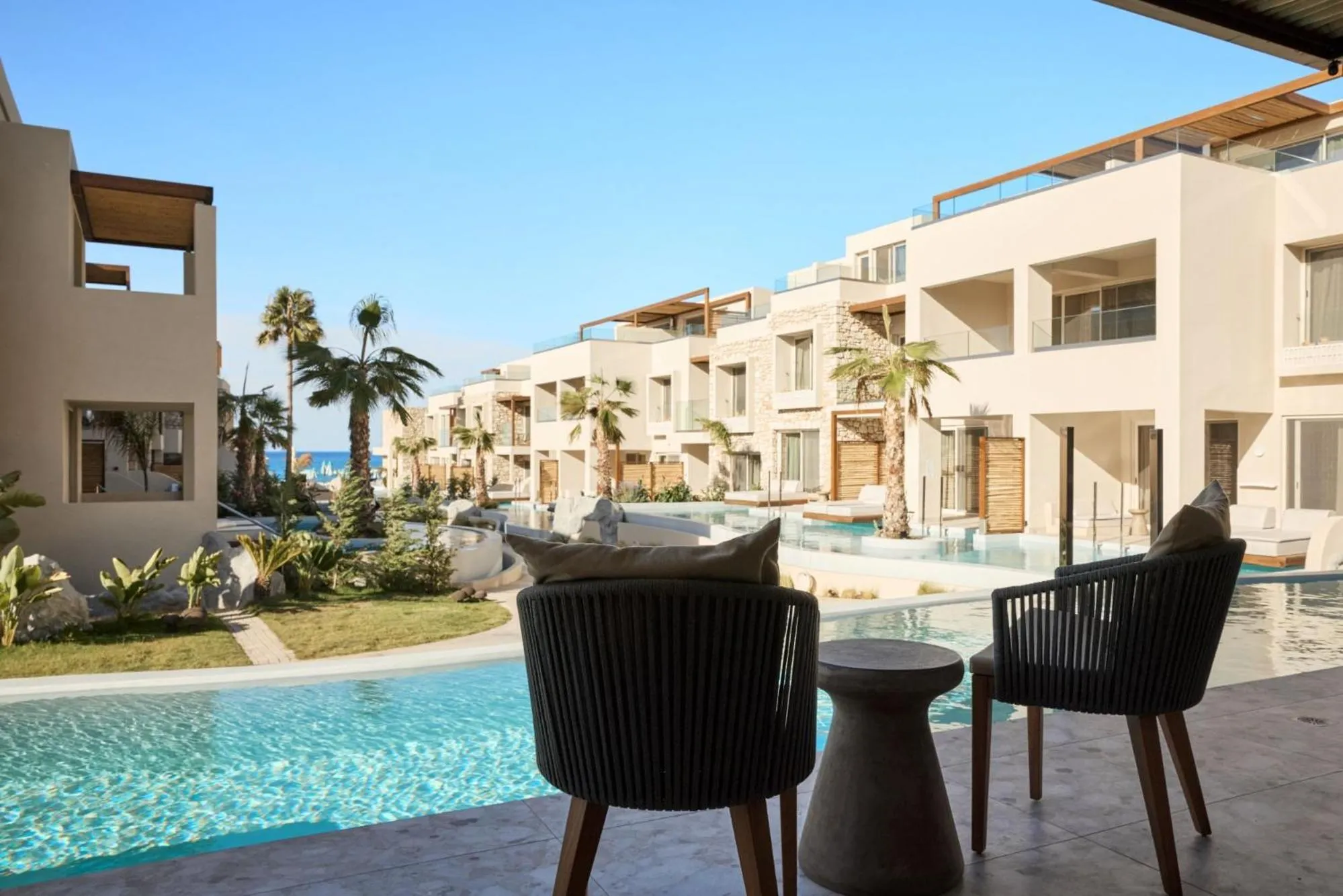 Swimming pool in Uzenie All Suites Boutique Resort