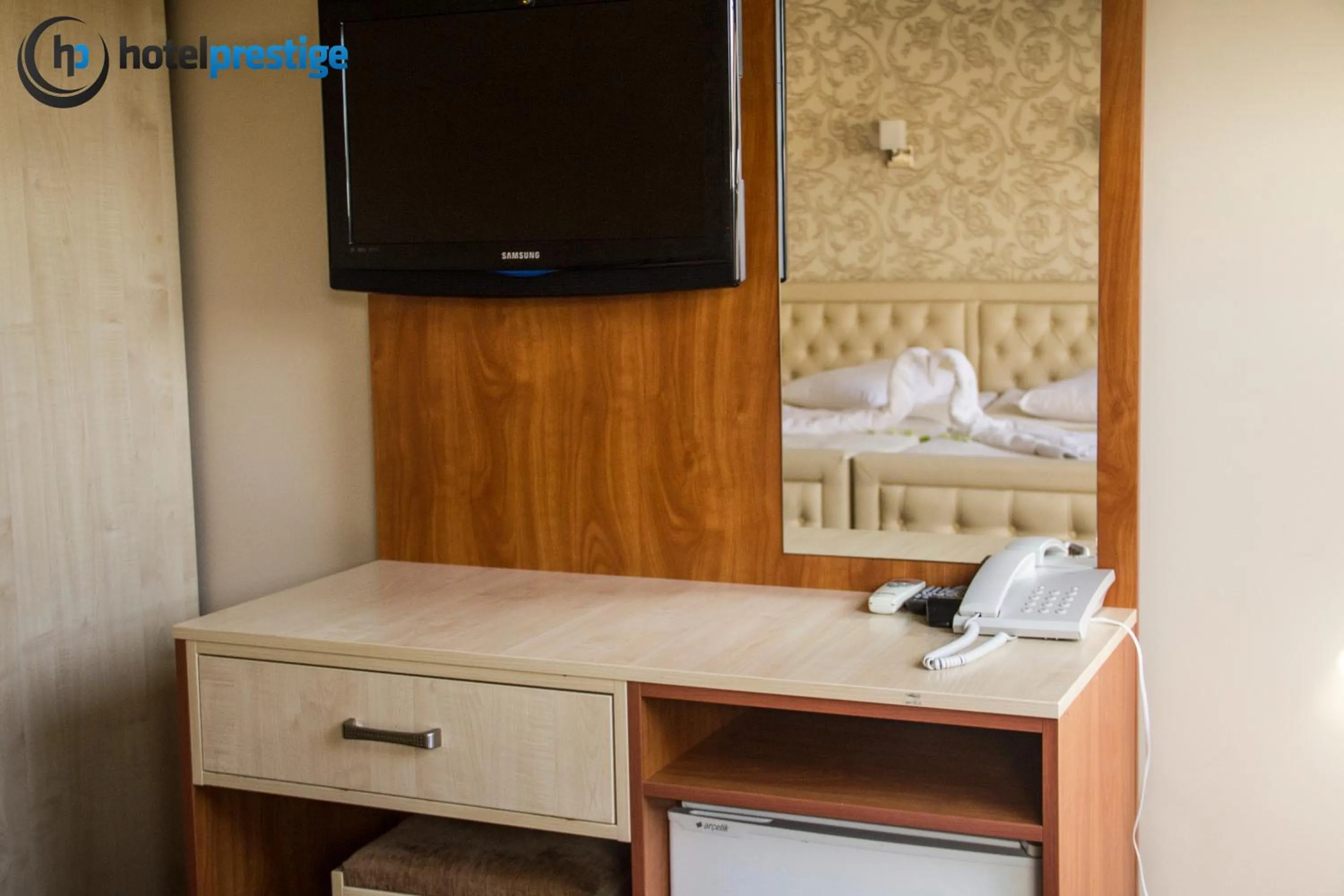 Decorative detail, Bed in Hotel Prestige