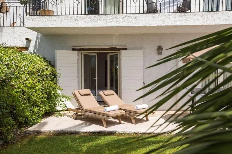 Balcony/Terrace in Hôtel & Restaurant Alain Llorca