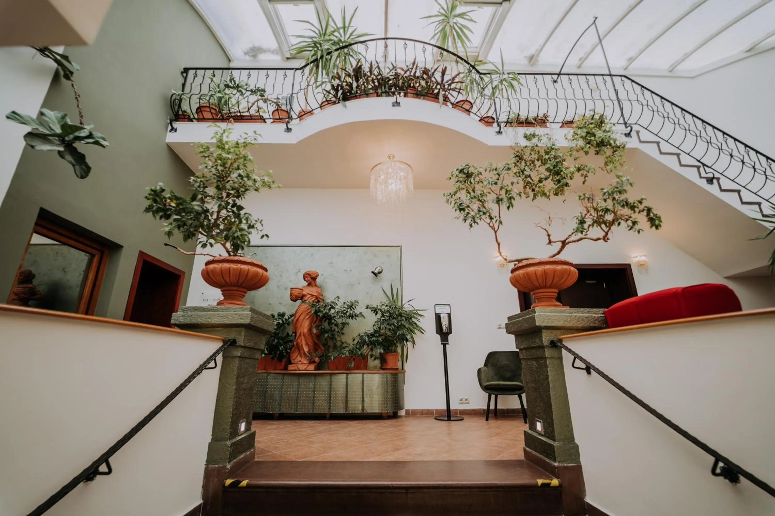 Lobby or reception in Eco Friendly Hotel Dália