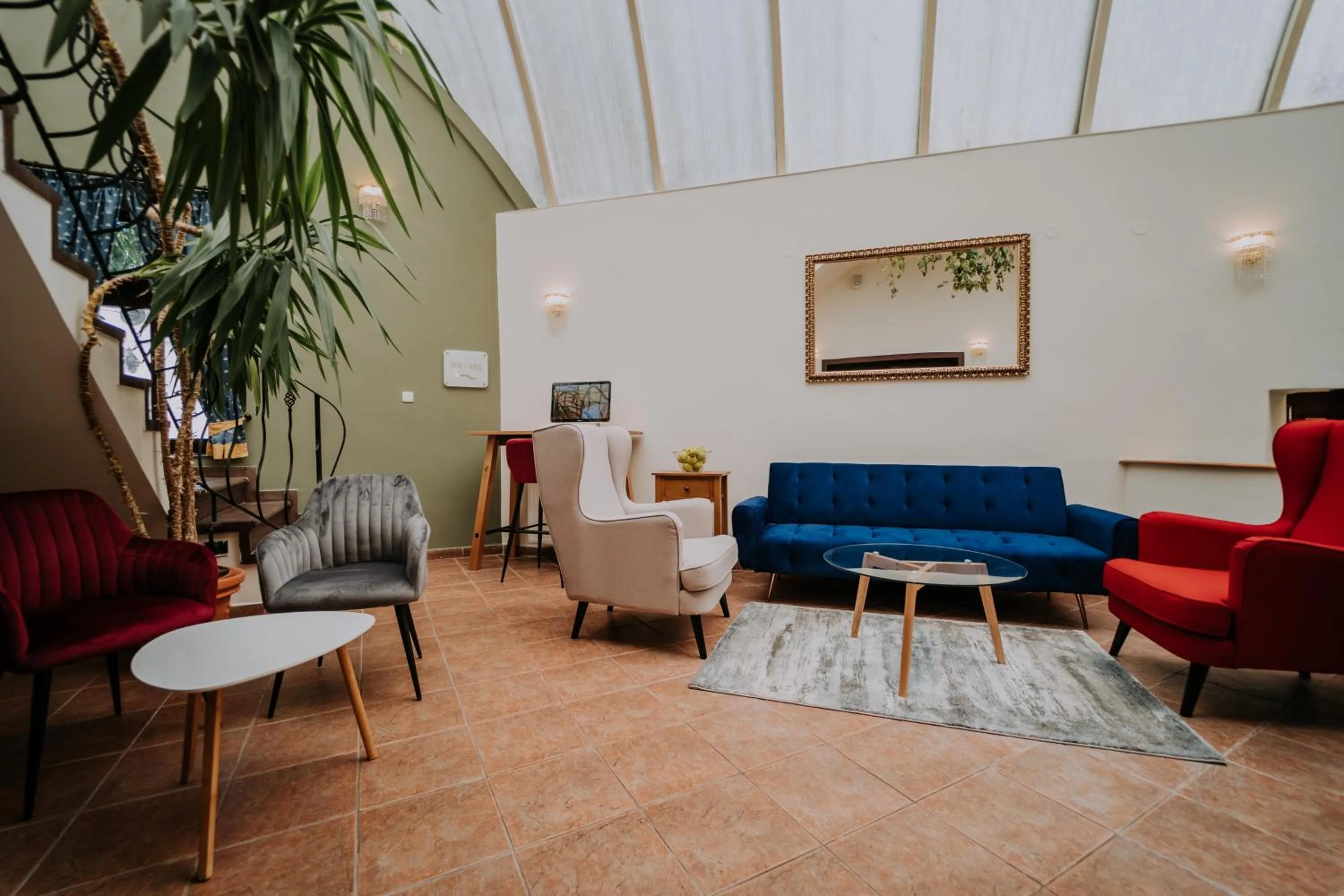 Lobby or reception in Eco Friendly Hotel Dália