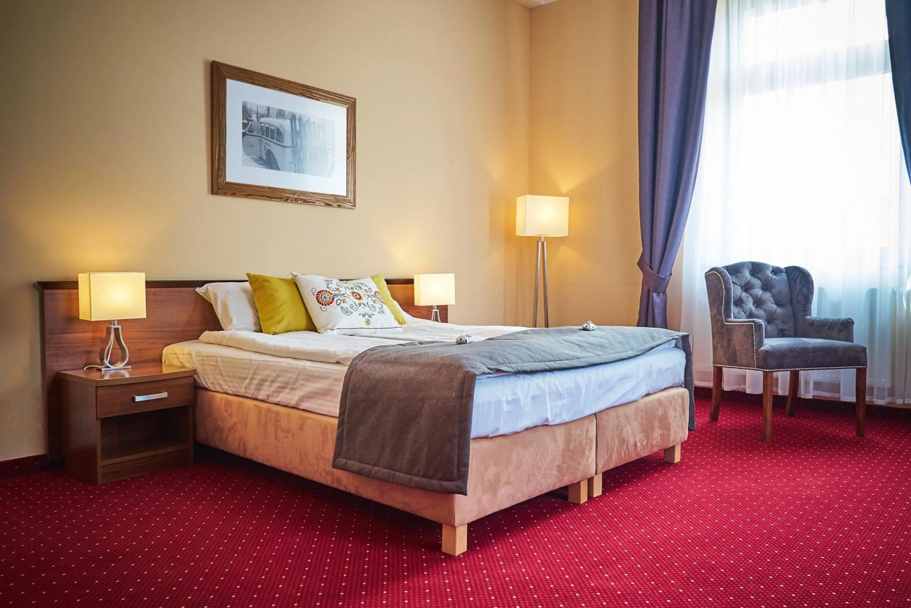 Photo of the whole room, Bed in Villa Vita Krupówki