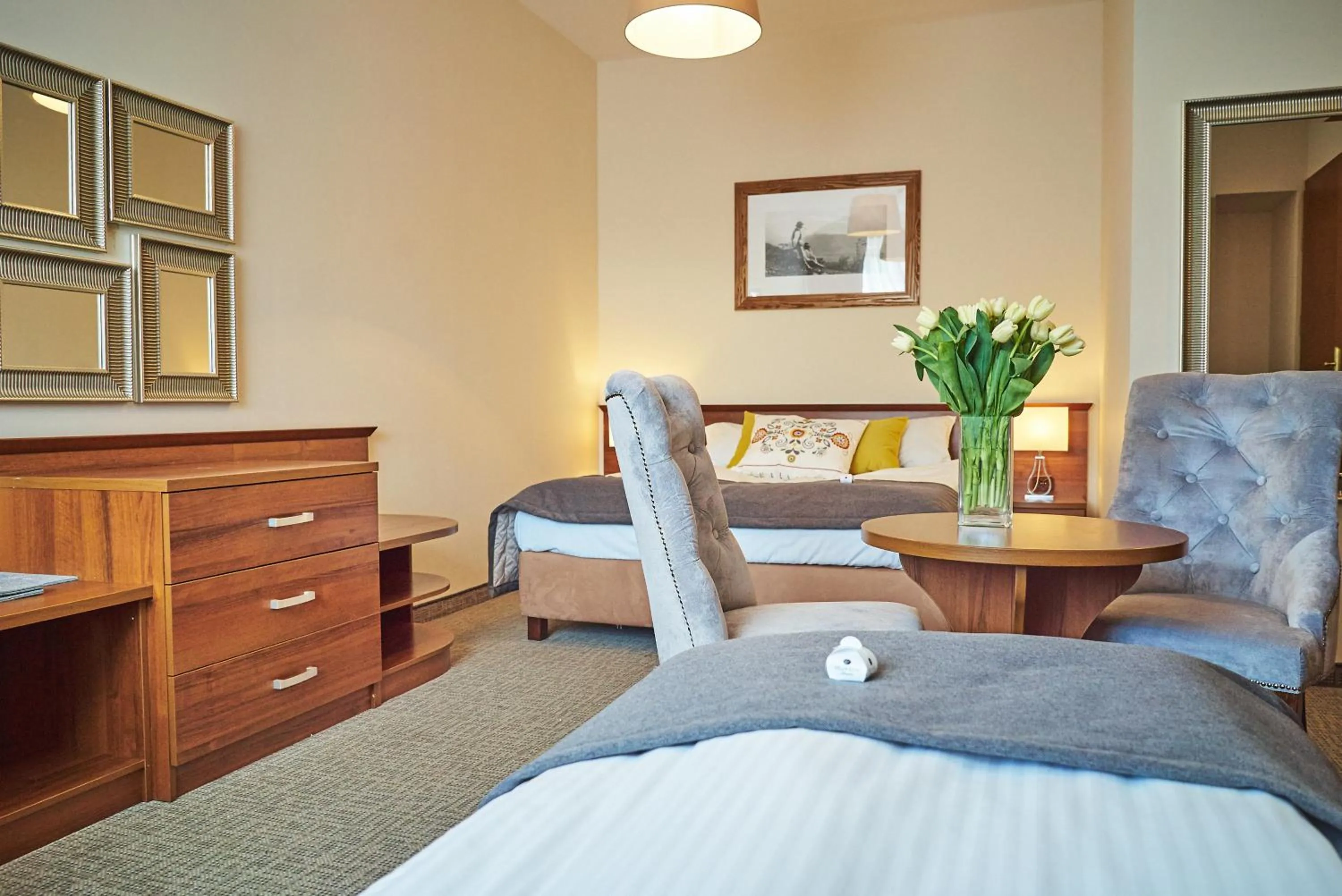 Photo of the whole room, Bed in Villa Vita Krupówki