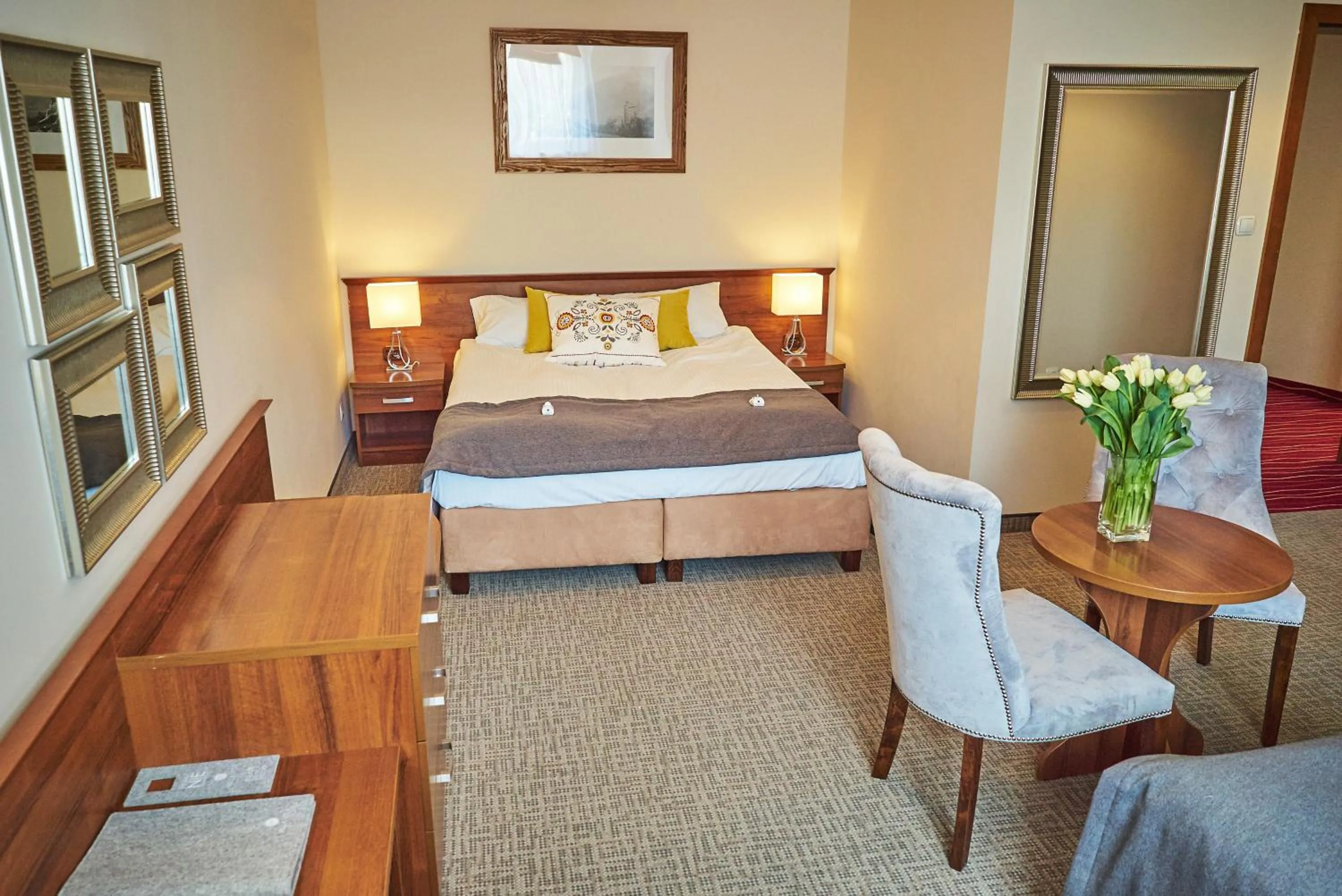 Photo of the whole room, Bed in Villa Vita Krupówki