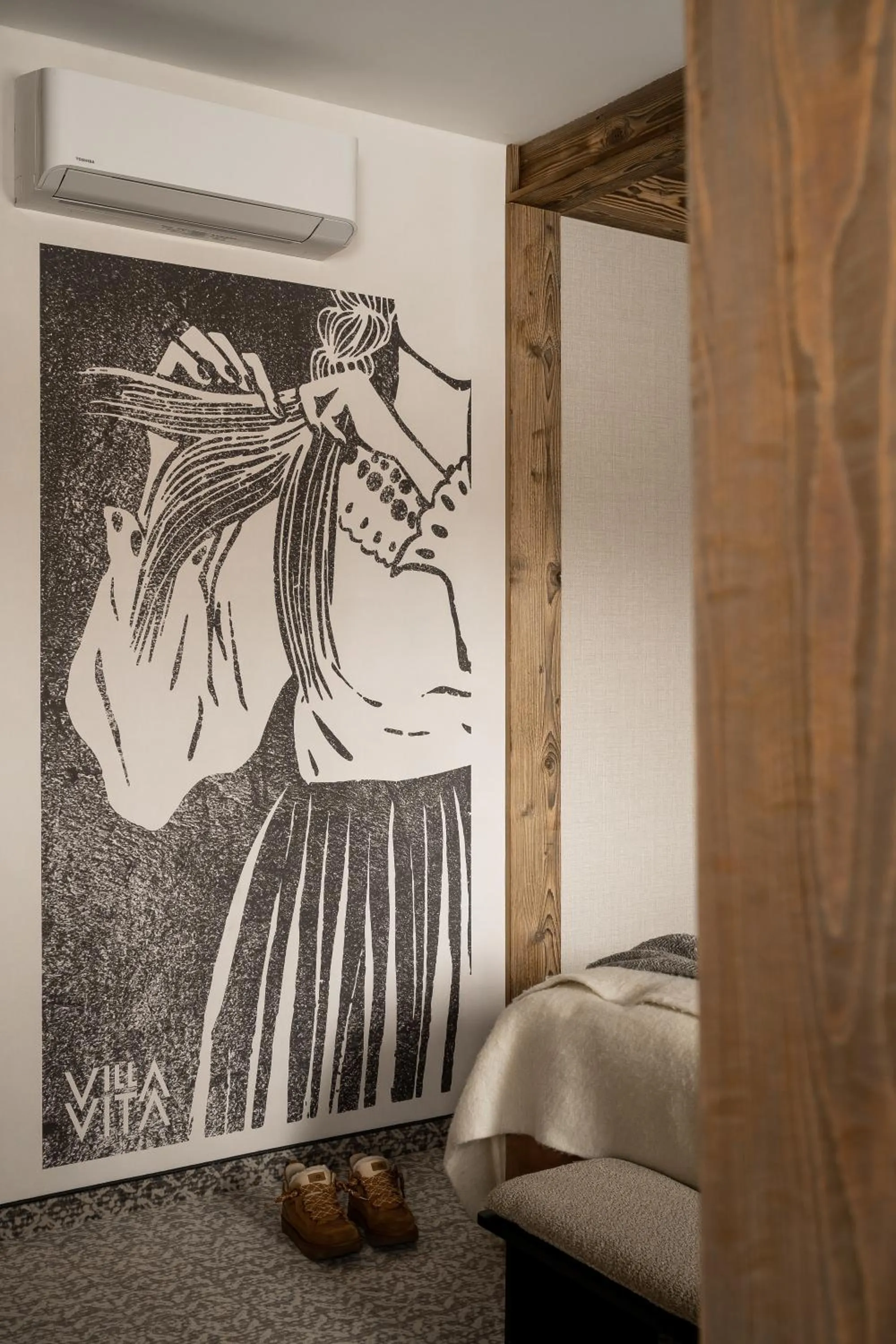 Photo of the whole room, Bed in Villa Vita Krupówki